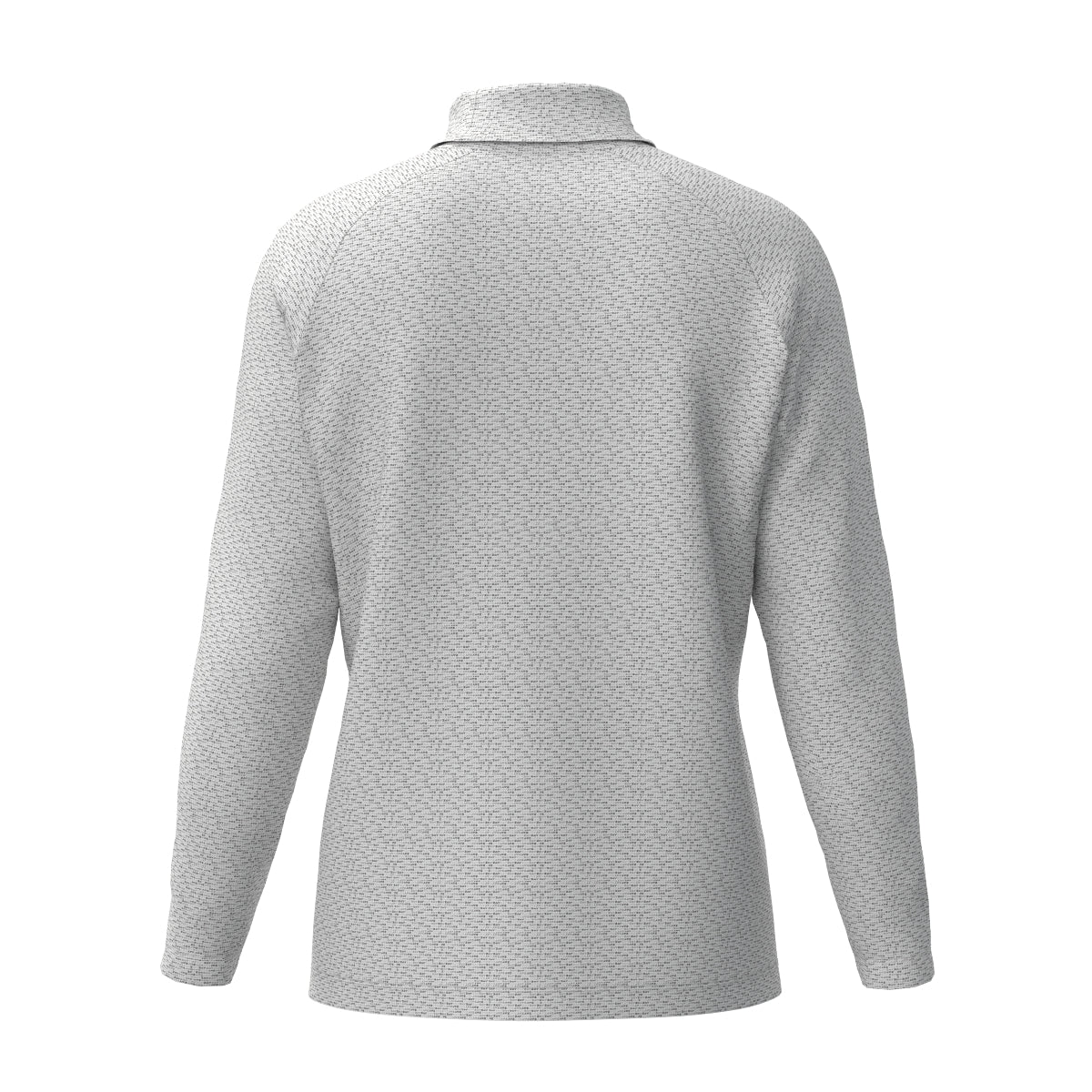 MEN マイクロZOYロゴプリント 長袖シャツ ライトグレー