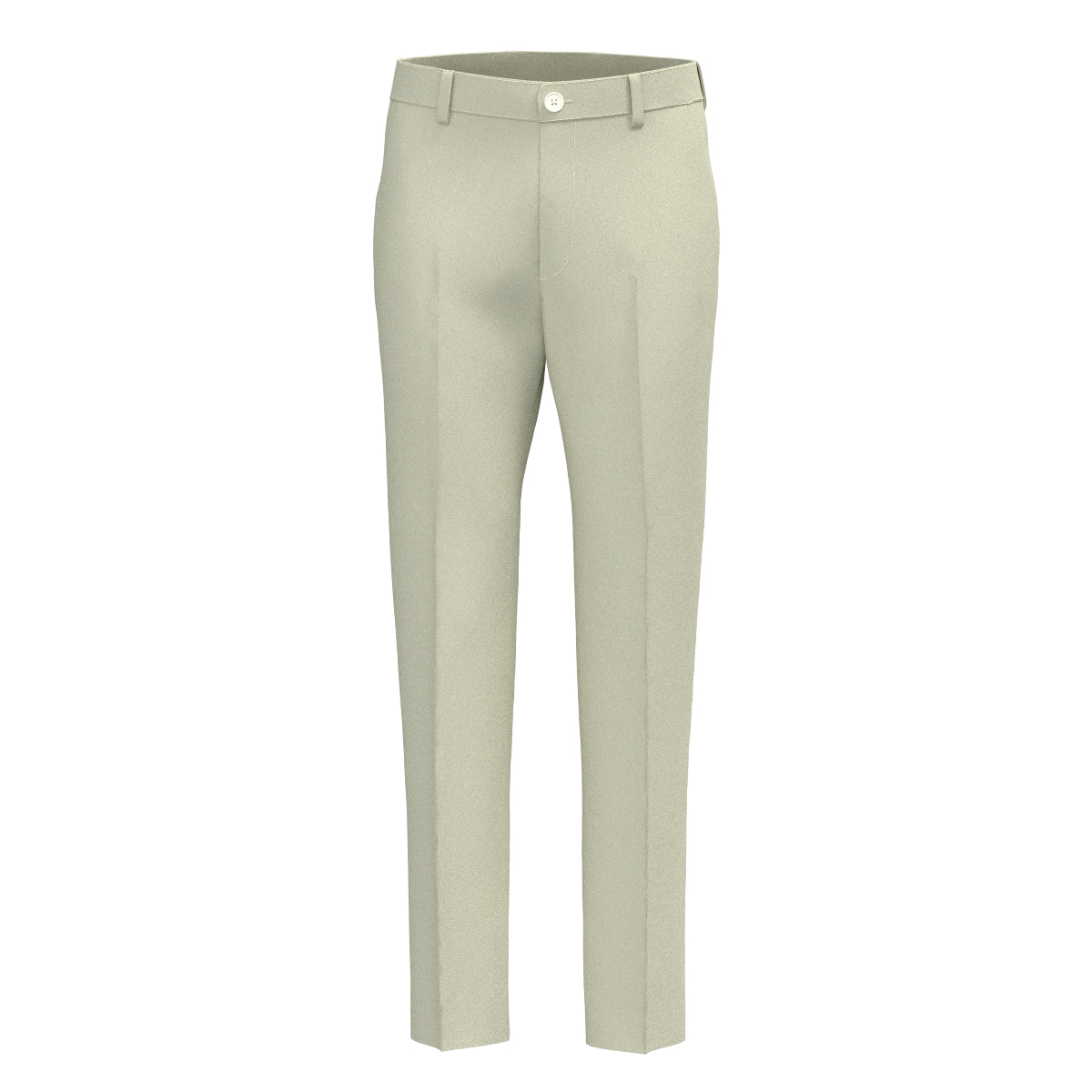 Men's Heat Energy Double Cloth Long Pants in Ecru