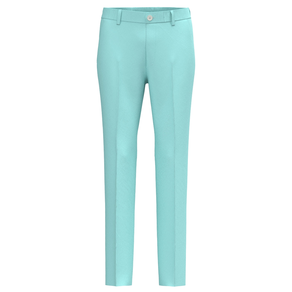 MEN ガーメントダイリサイクルストレッチ ロングパンツ ペールアクア