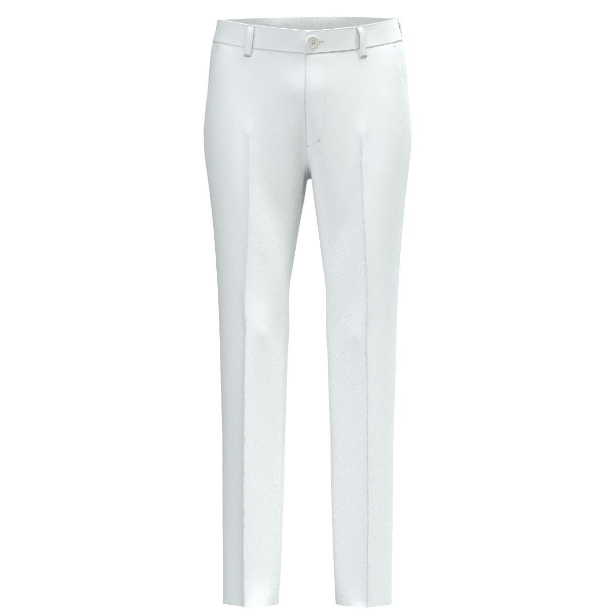 MEN フルダルエコストレッチ ロングパンツ ホワイト