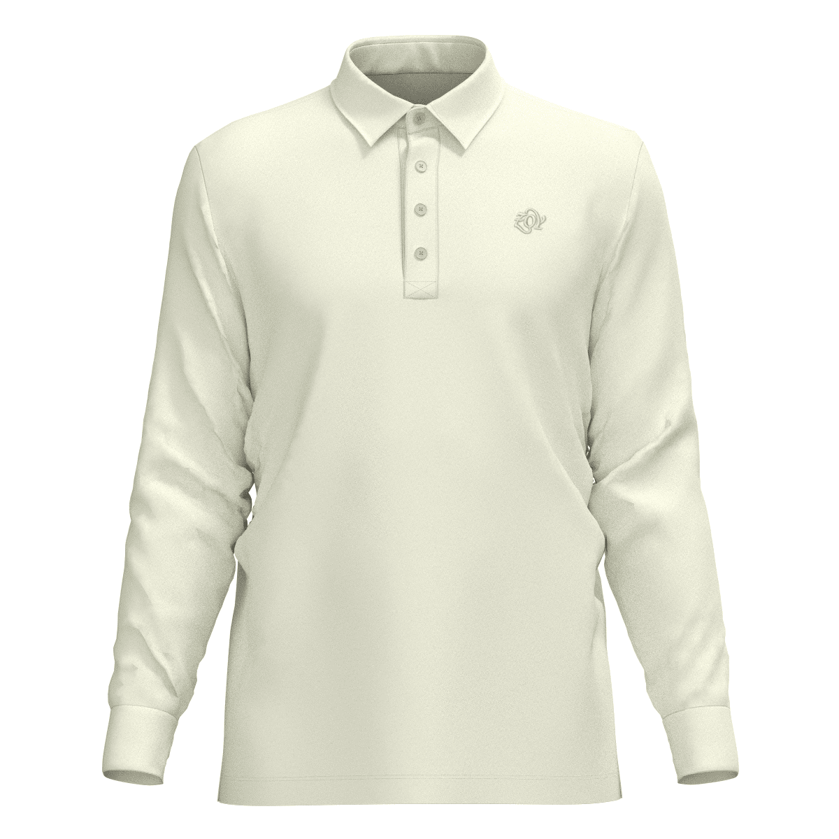 りゆ　0710 MEN LUX-WARM 長袖シャツ クリーム