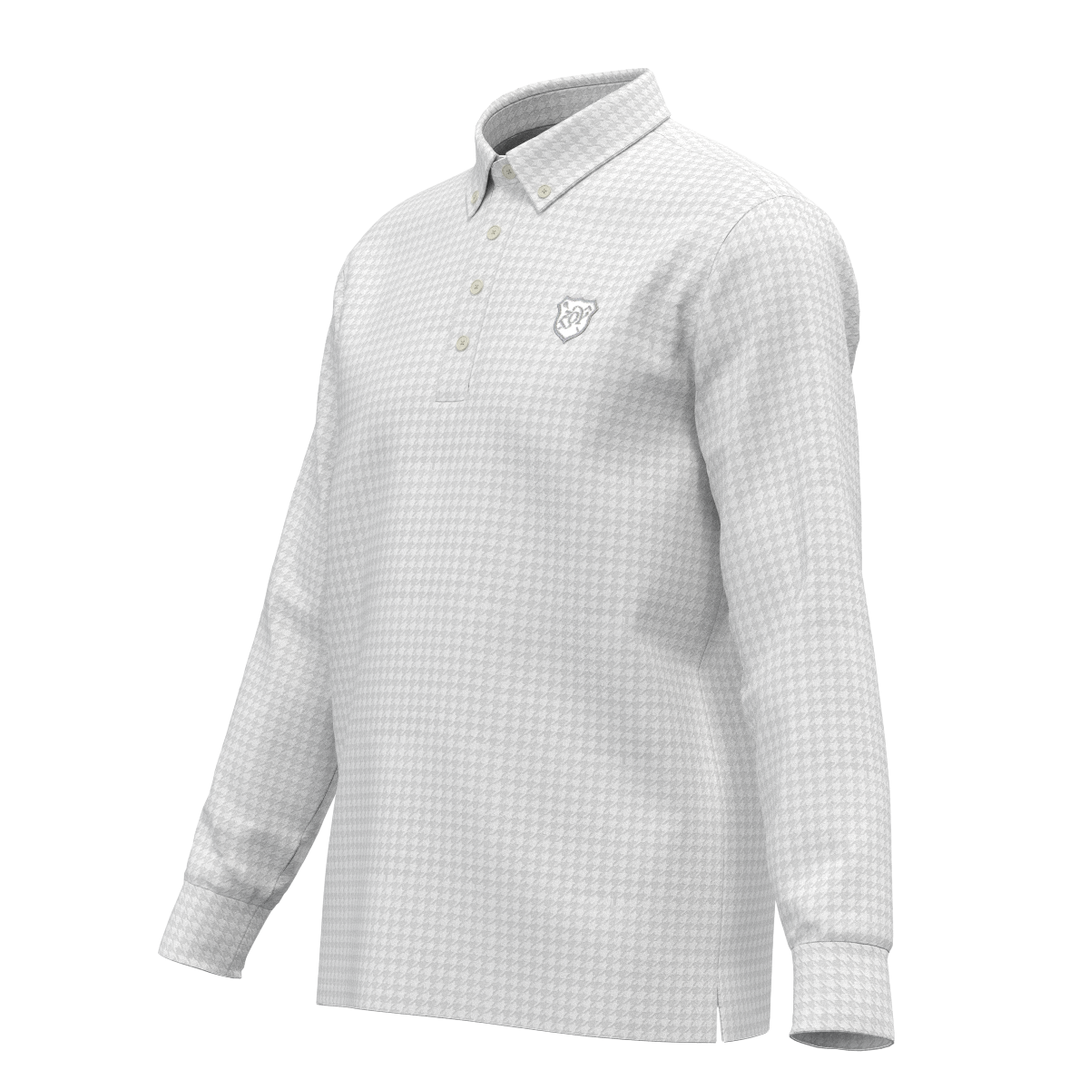 Men's Alphabet Print Short Sleeve Shirt White