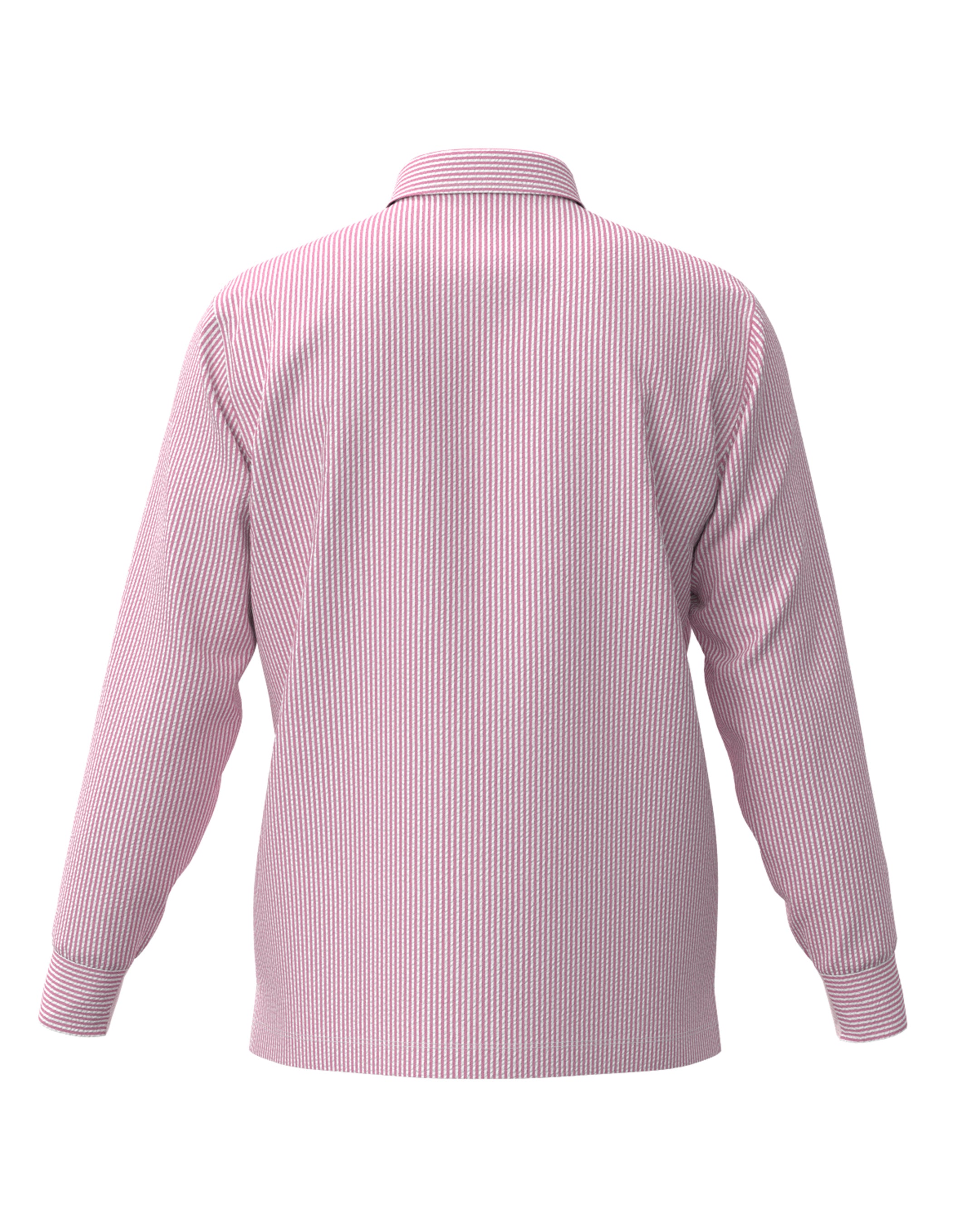 MEN プレミアムサッカージャージー 長袖シャツ ピンク