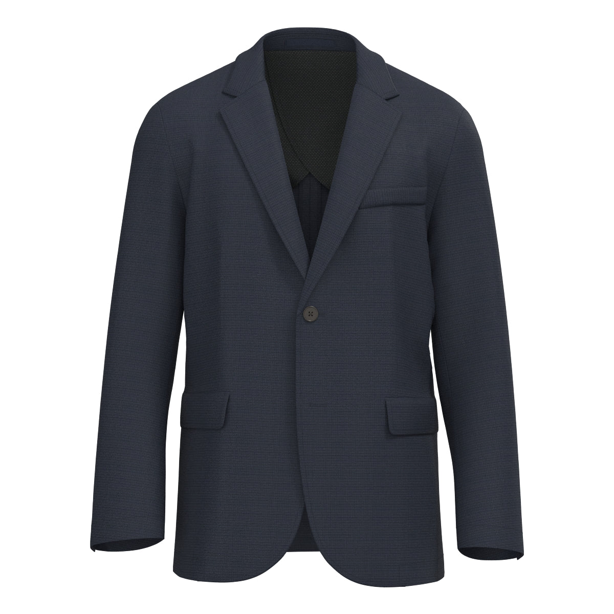 MEN TRICOT AIR MESH ジャケット ネイビー