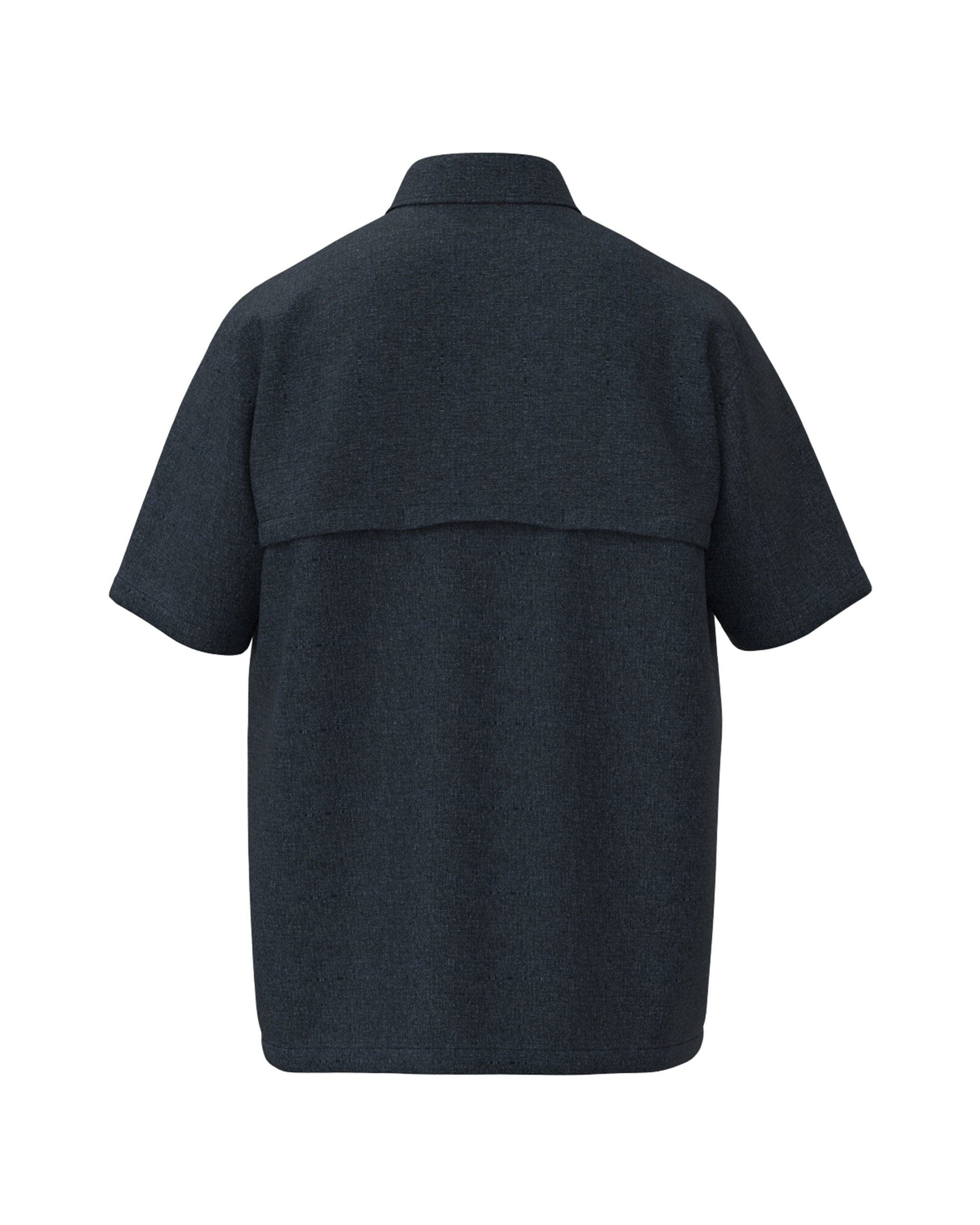 MEN Primeflex Dot air 半袖シャツ ネイビー