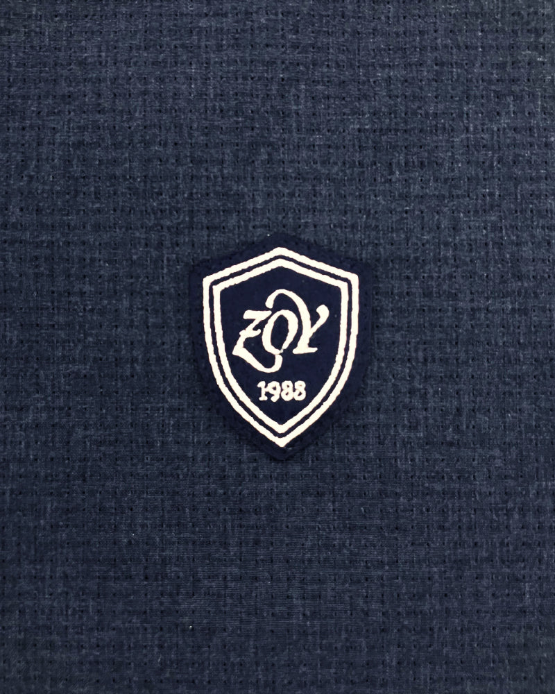 MEN Primeflex Dot air 半袖シャツ ネイビー