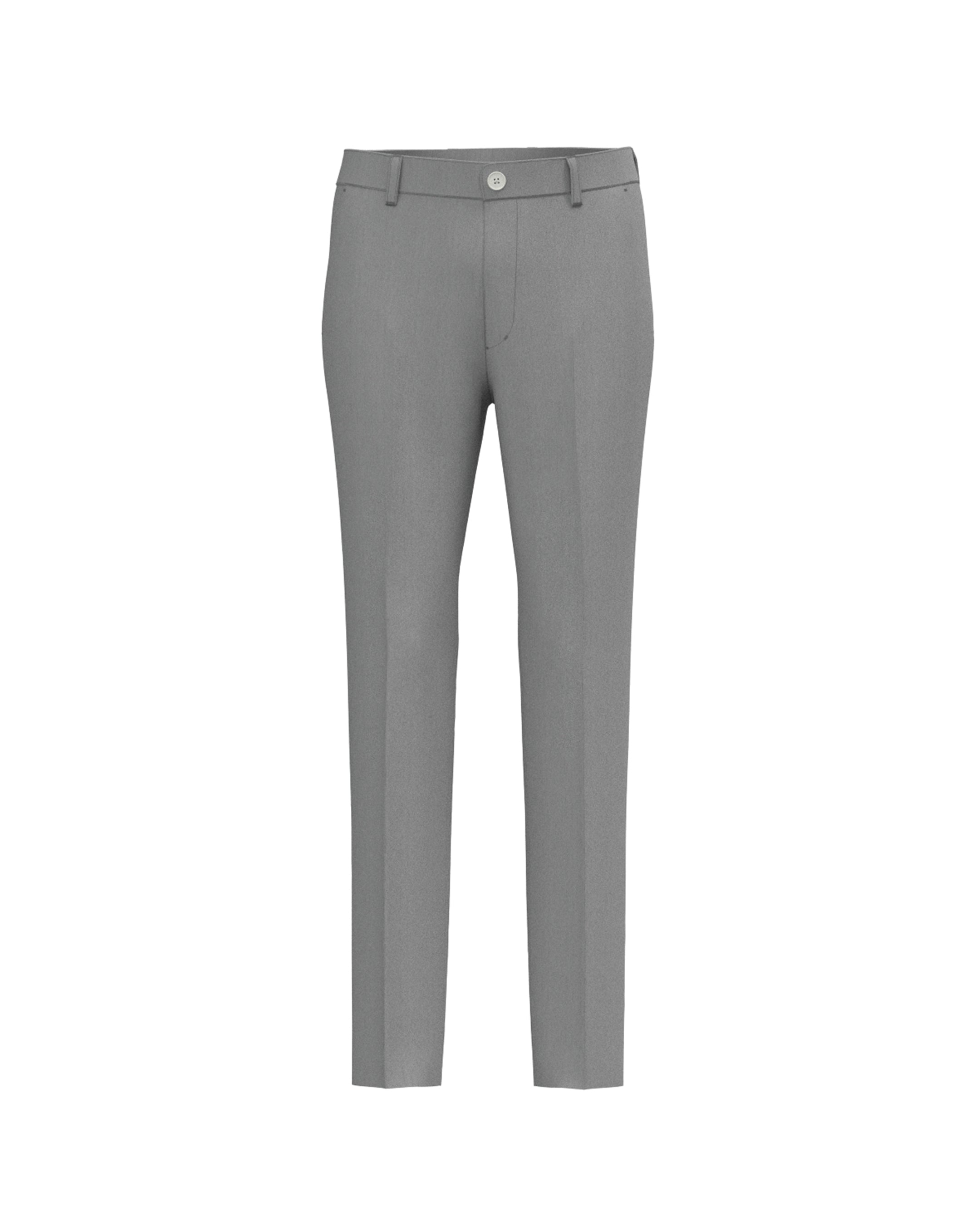 MEN スパンエステルOXストレッチ ロングパンツ グレー