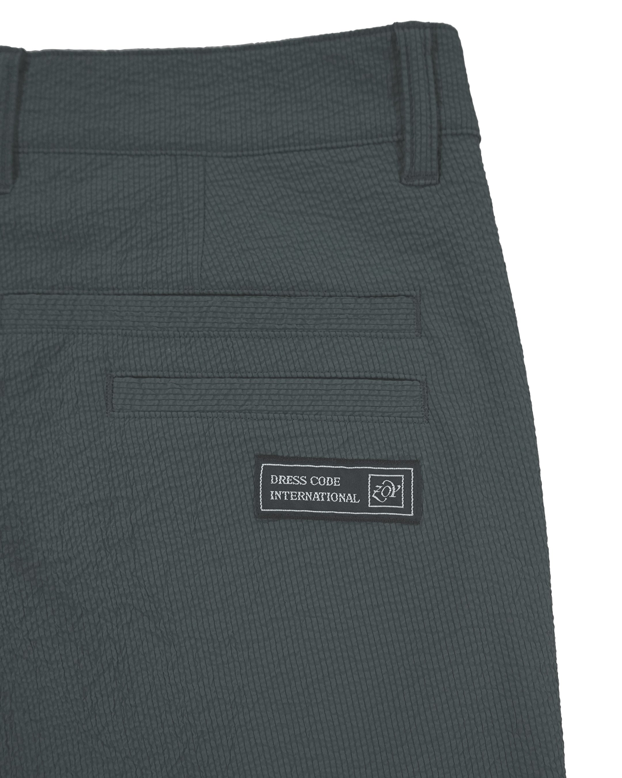 MEN ピケワッシャー2WAY ロングパンツ ブロンズグリーン