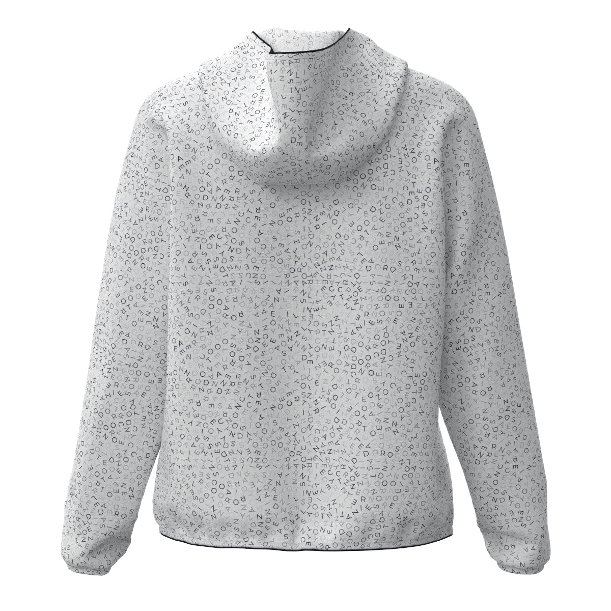 Women's Fragment Logo Print Zip Hoodie White
