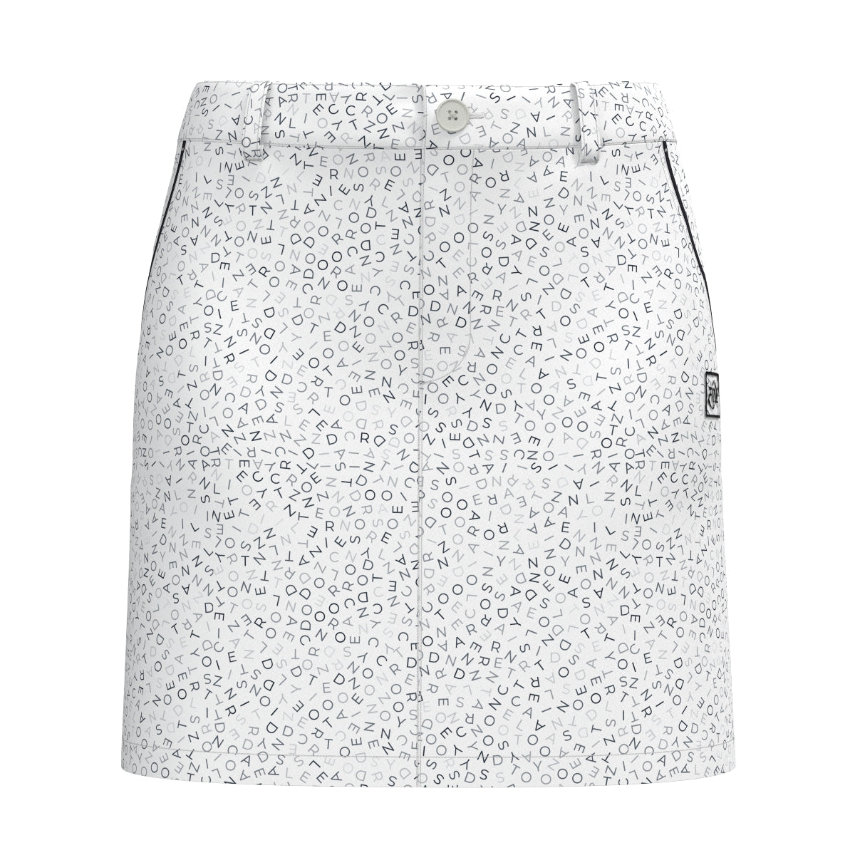 Women's Fragment Logo Print Skirt in White