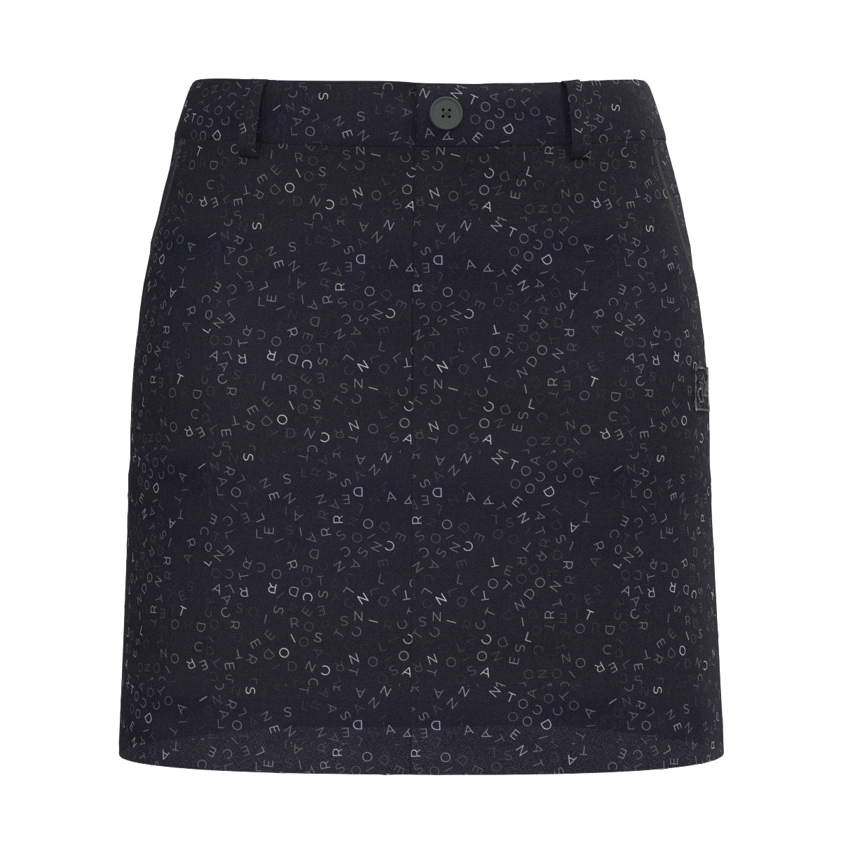 Women's Fragment Logo Print Skirt in Navy