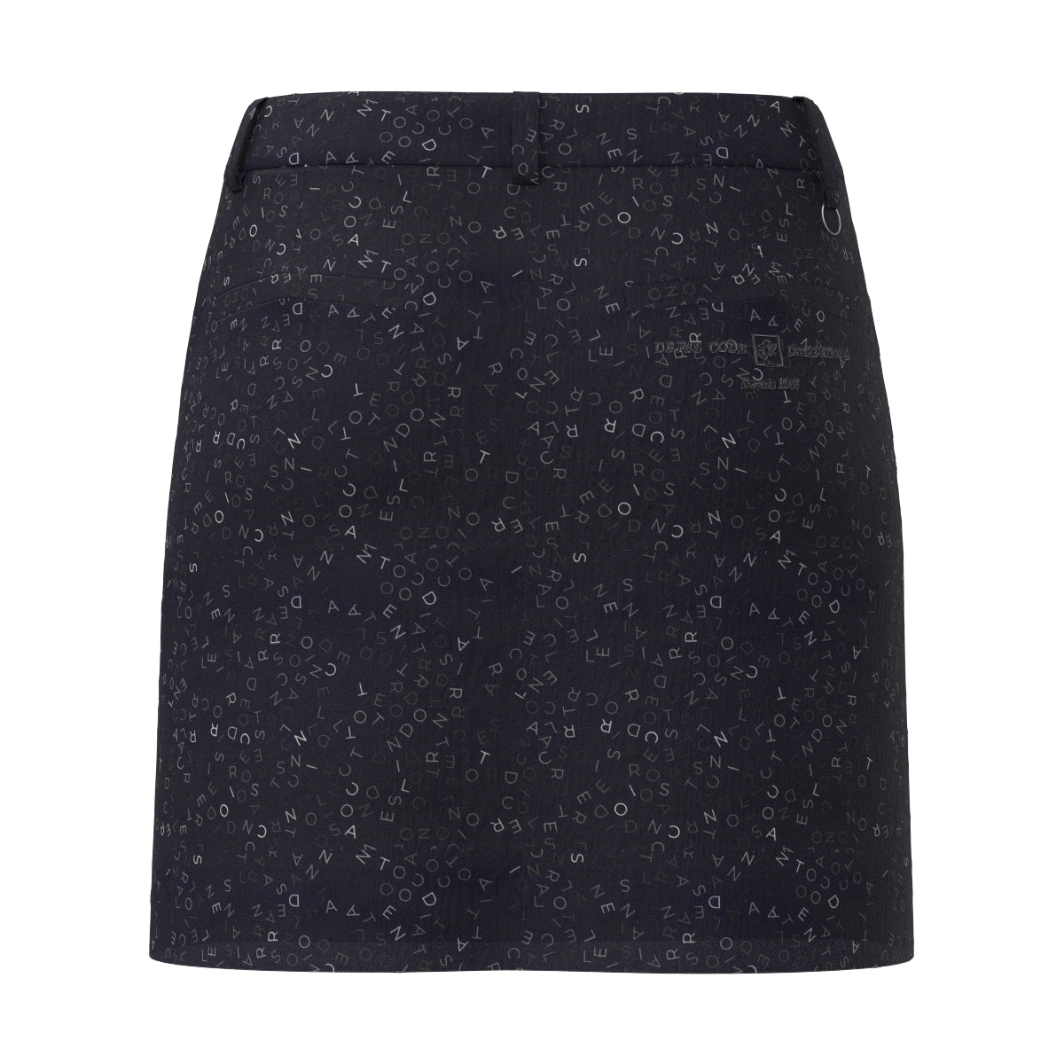 Women's Fragment Logo Print Skirt in Navy