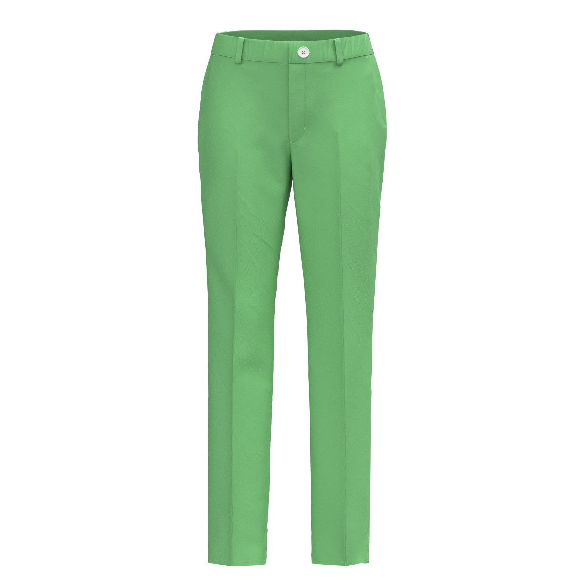 WOMEN ガーメントダイリサイクルストレッチ ロングパンツ グリーン