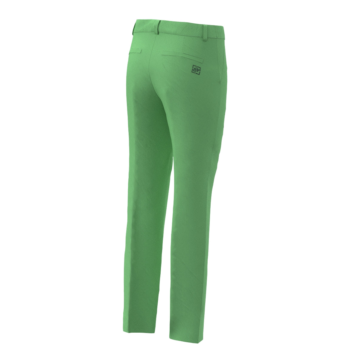 WOMEN ガーメントダイリサイクルストレッチ ロングパンツ グリーン