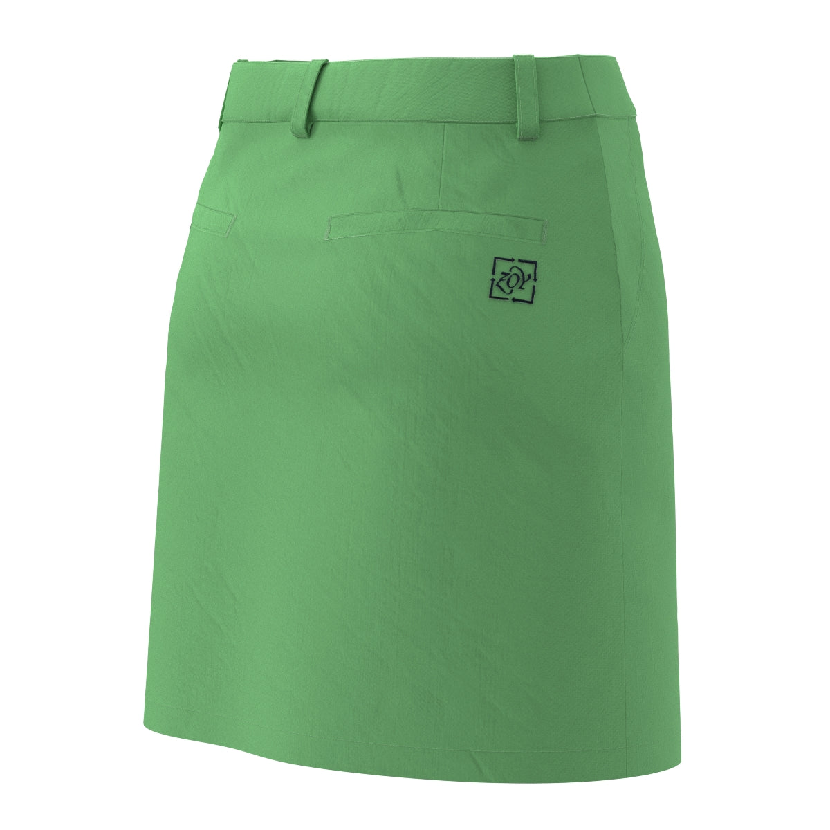 Women's Garment-Dyed Recycled Stretch Skirt, Green