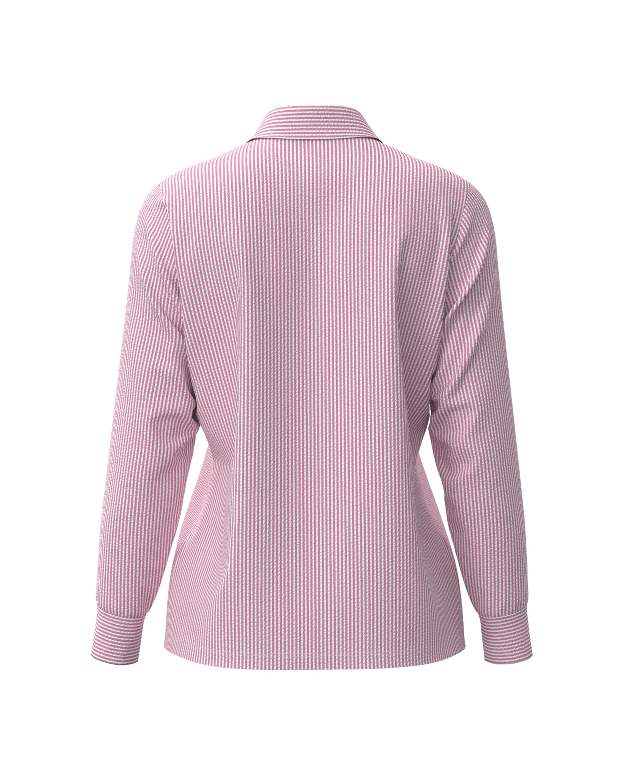 WOMEN プレミアムサッカージャージー 長袖シャツ ピンク