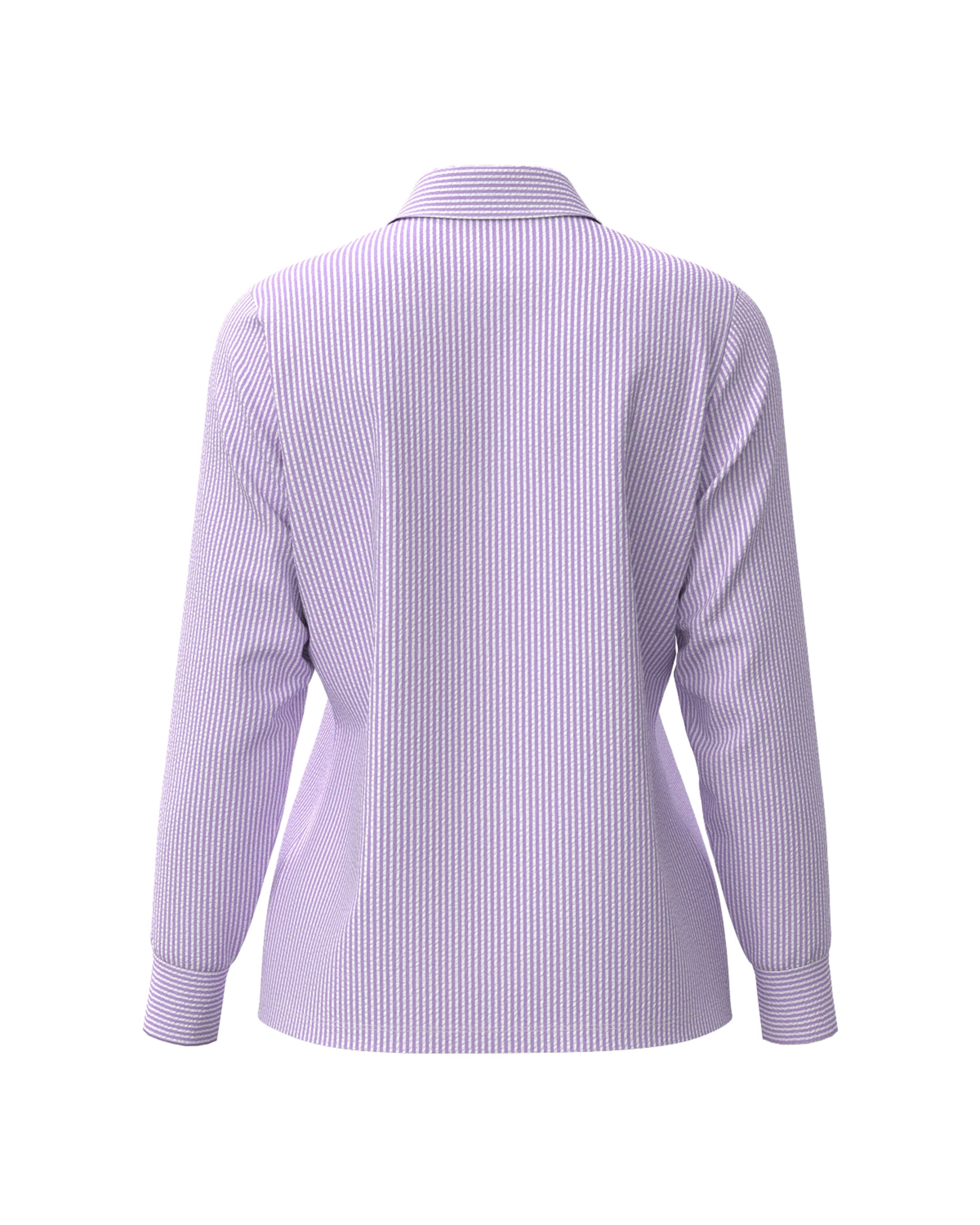 WOMEN プレミアムサッカージャージー 長袖シャツ ラベンダー