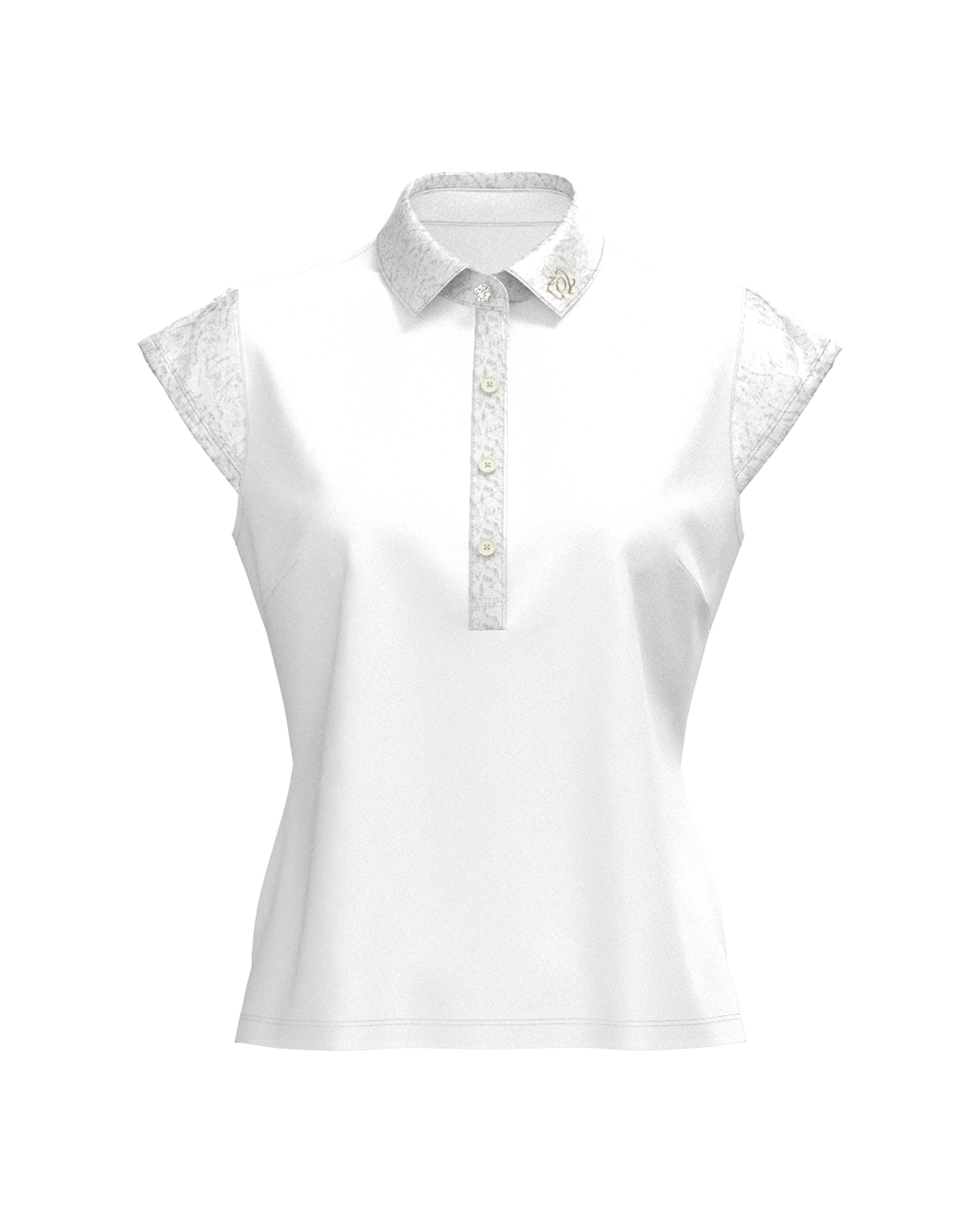 WOMEN GRACECOOL cotton tricot 半袖シャツ ホワイト