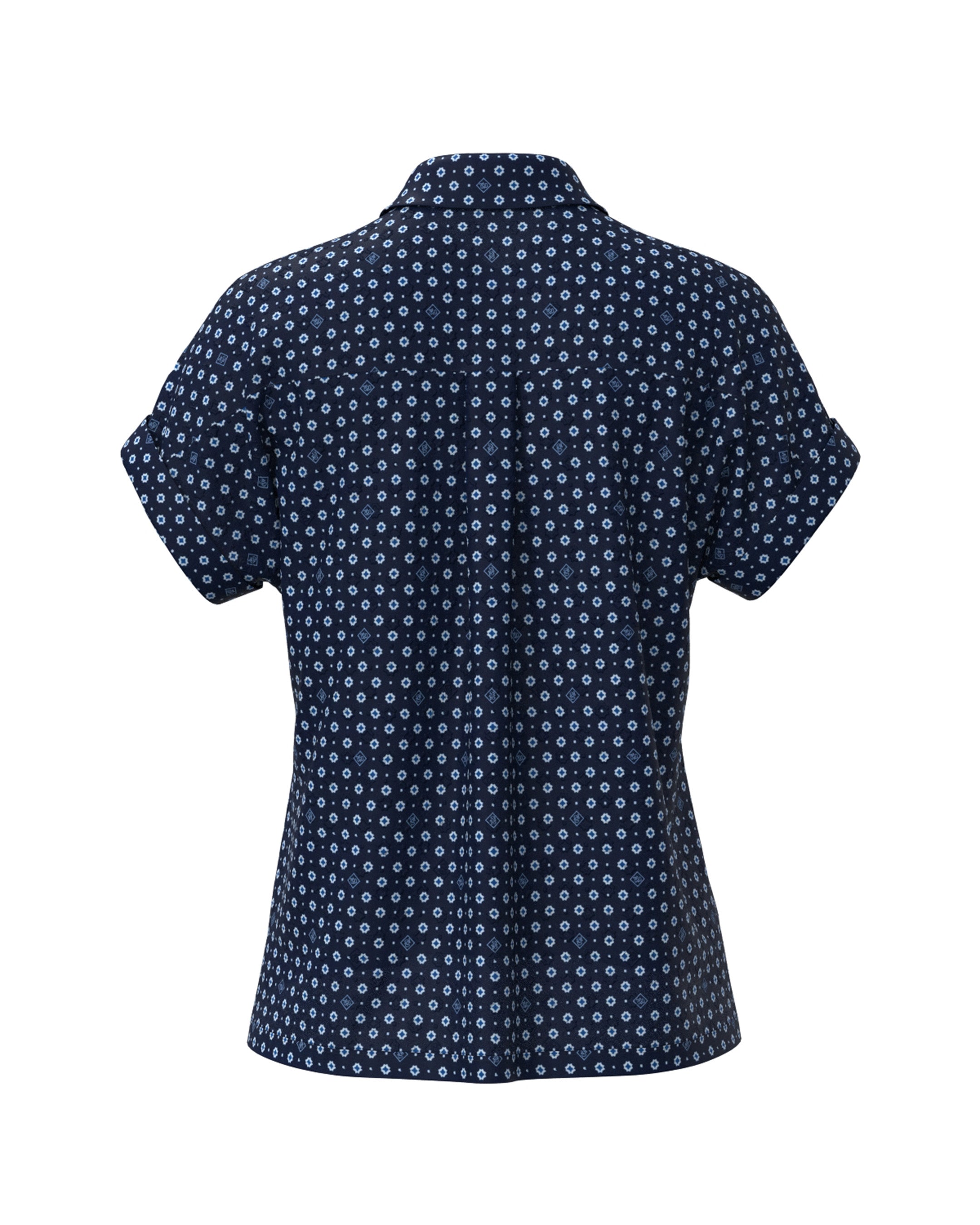 WOMEN シュガースターPT 半袖シャツ ネイビー