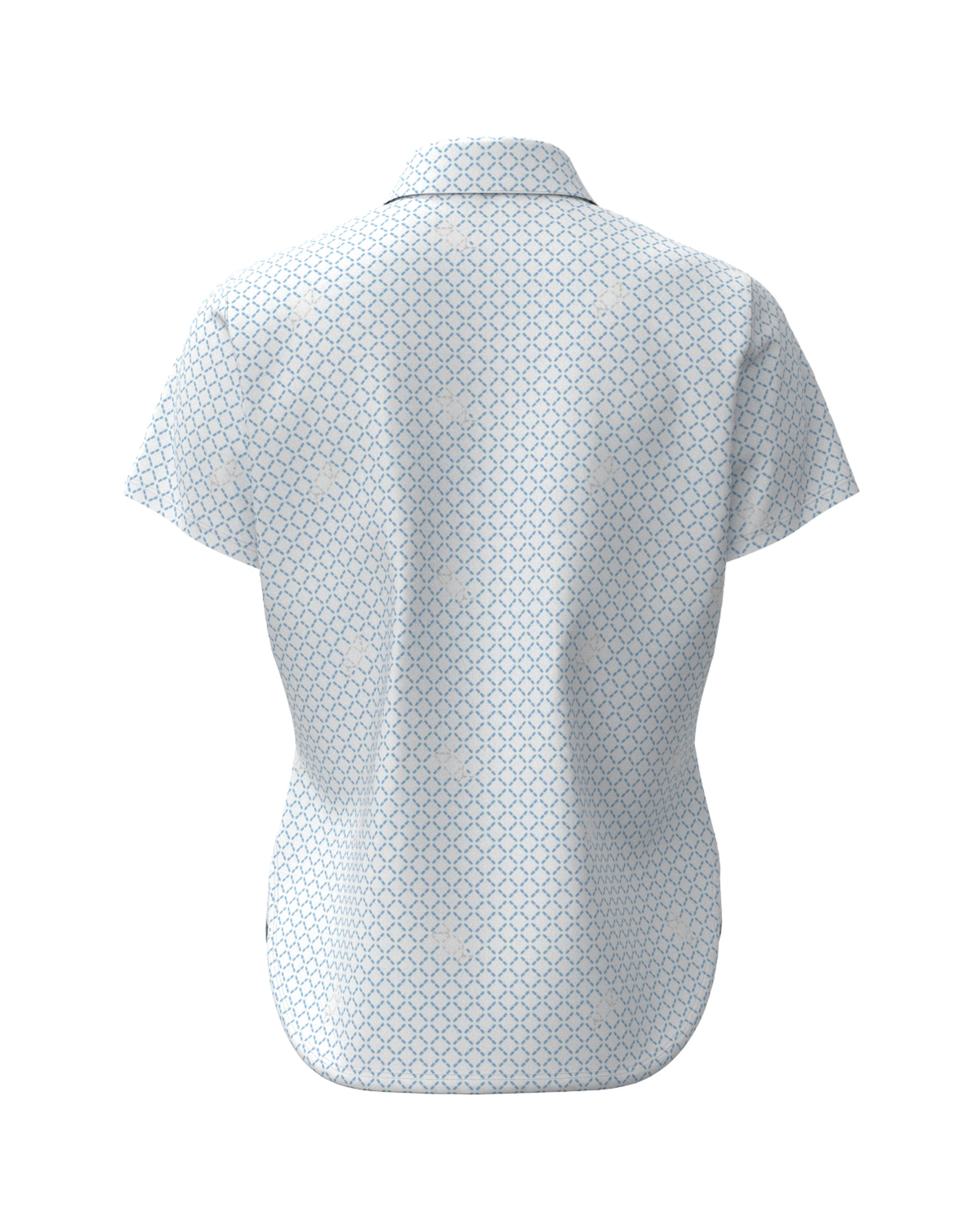 Men's Alphabet Print Short Sleeve Shirt White