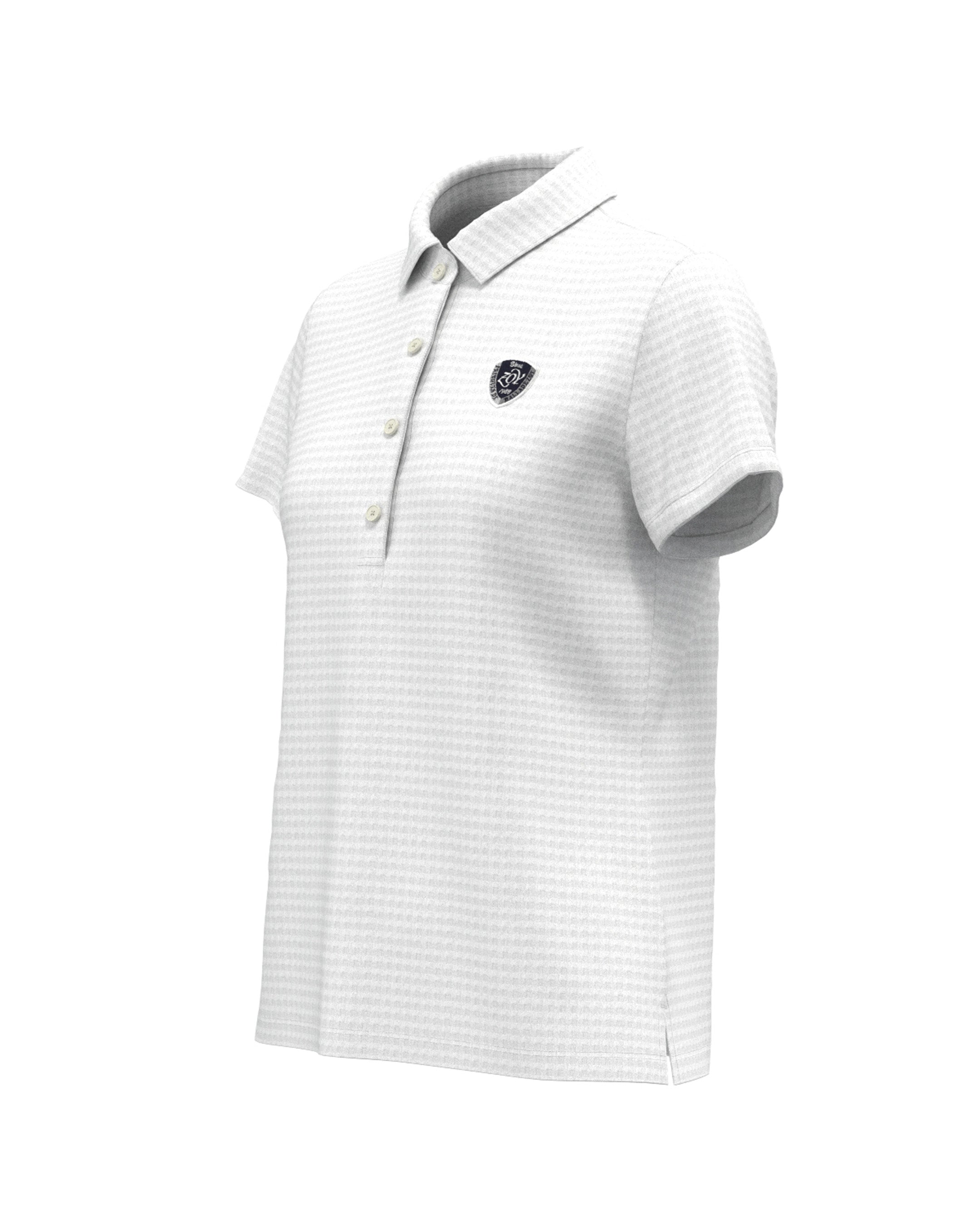 Men's Alphabet Print Short Sleeve Shirt White