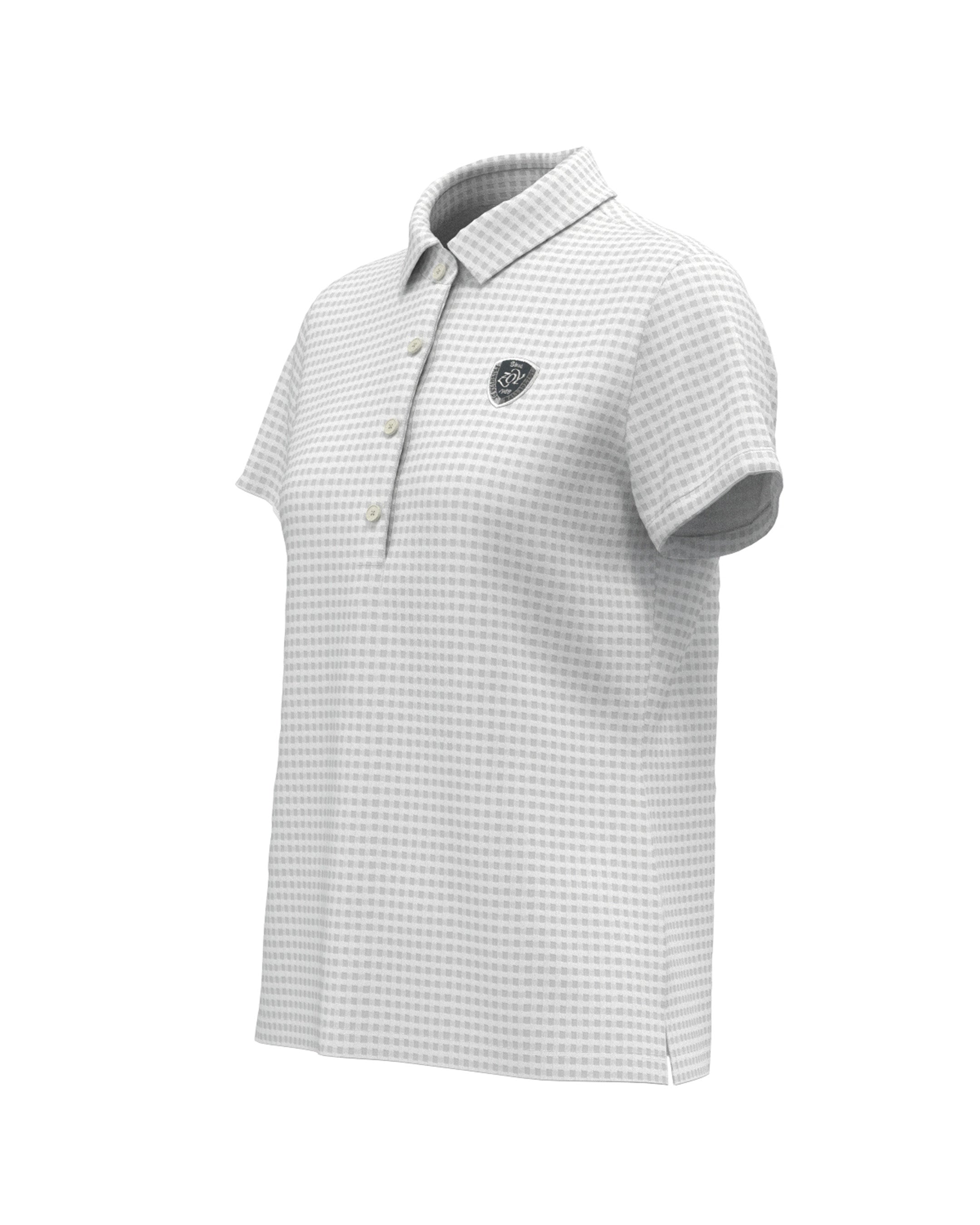 Men's Alphabet Print Short Sleeve Shirt White