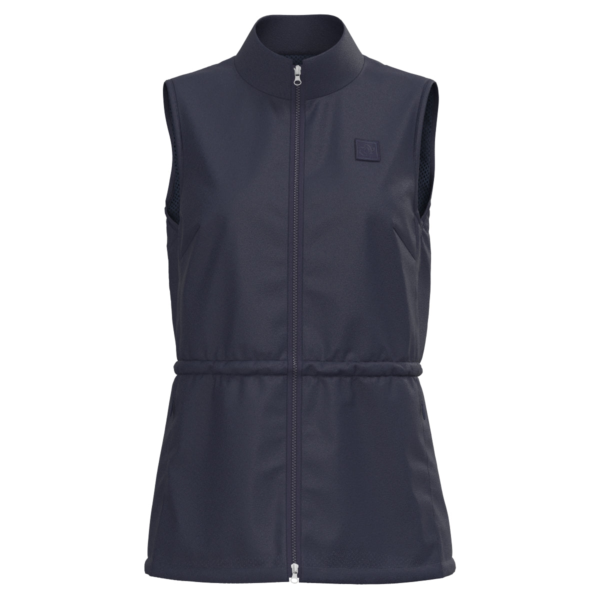 WOMEN ナイロンタフタストレッチ ベスト エッグプラント