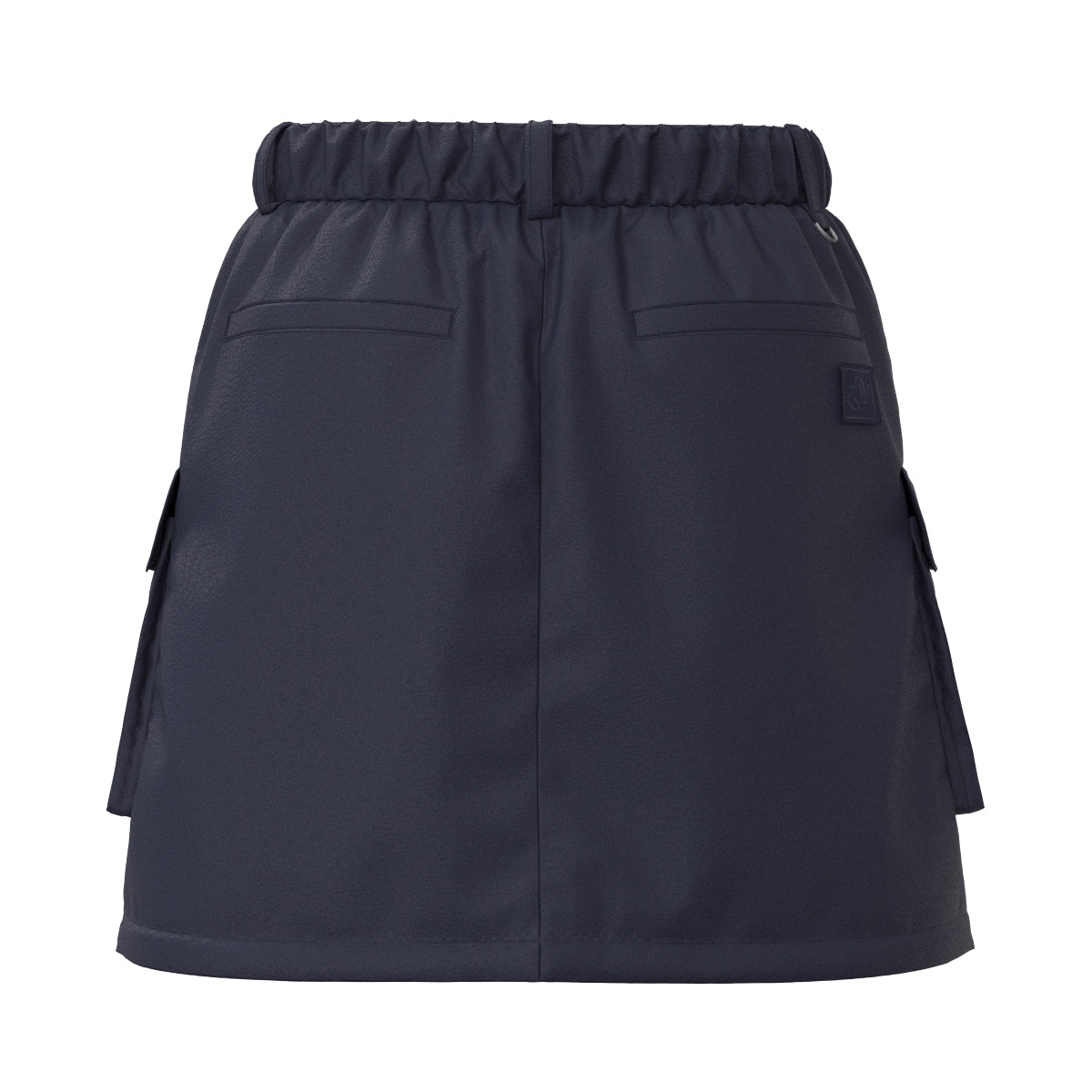 WOMEN ナイロンタフタストレッチ スカート エッグプラント