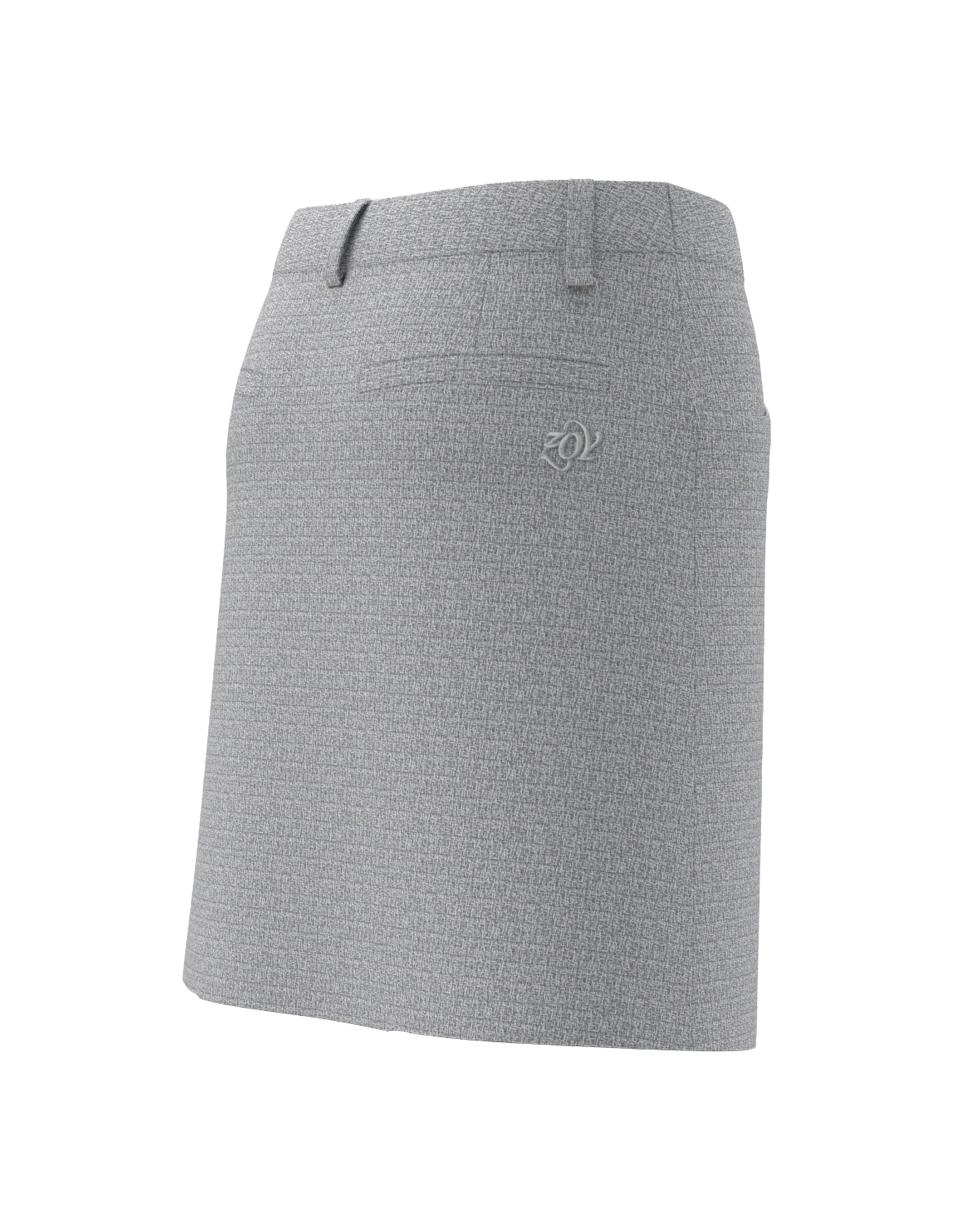 WOMEN FANCY TWEED スカート グレー