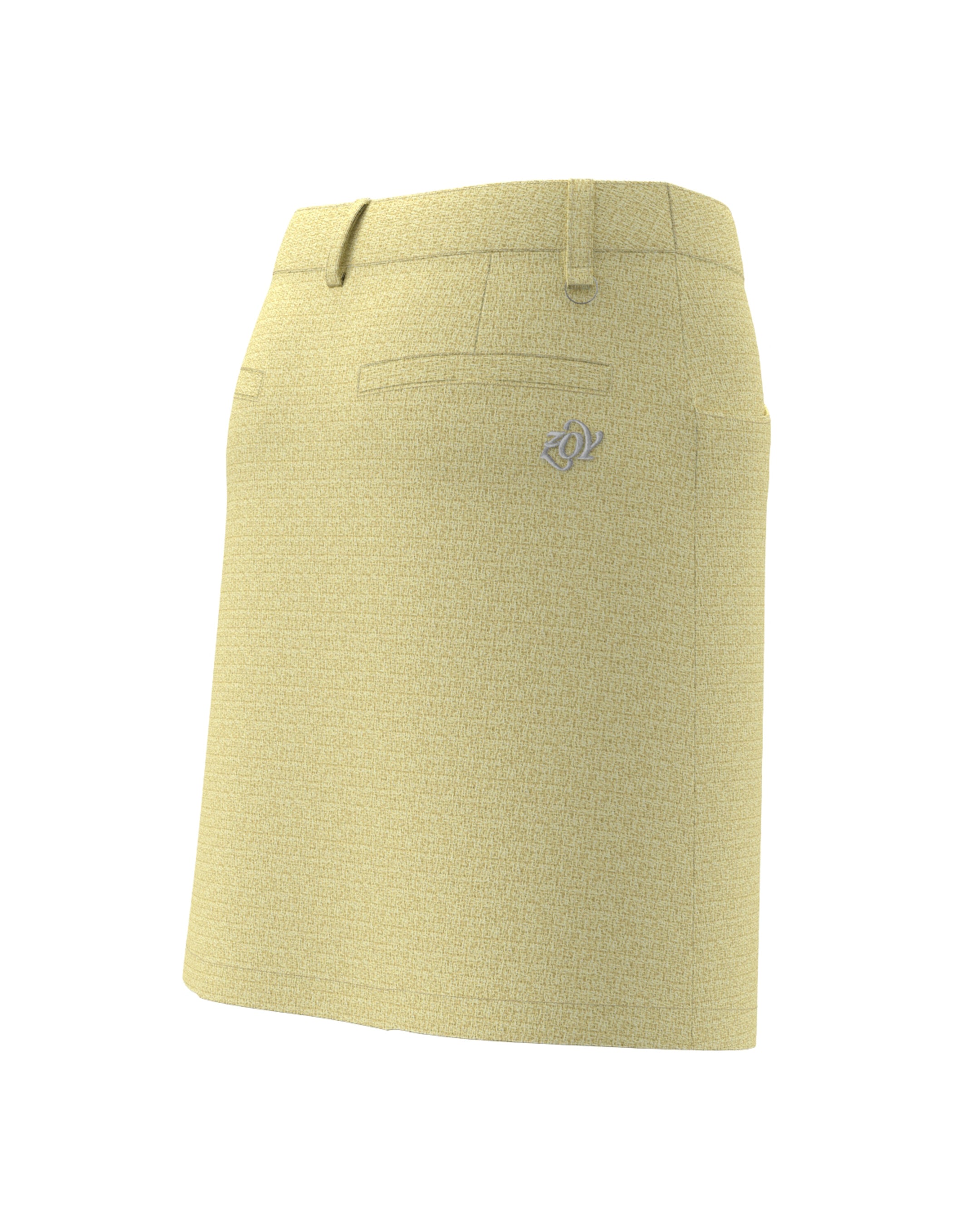 WOMEN FANCY TWEED スカート イエロー