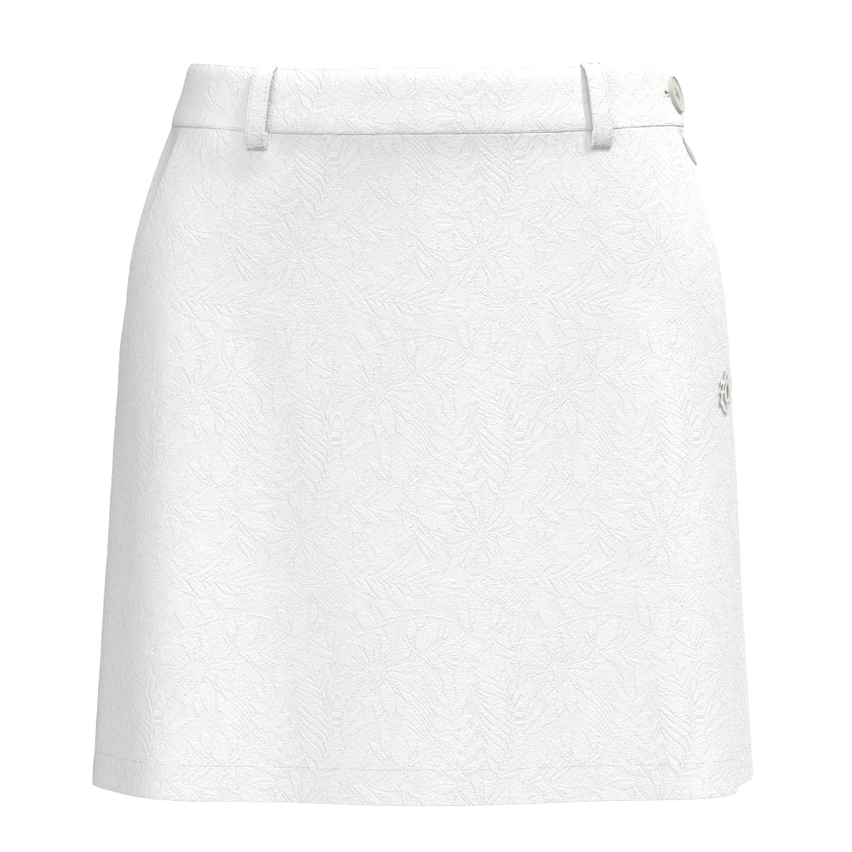 WOMEN ストレッチフラワーJQ スカート ホワイト