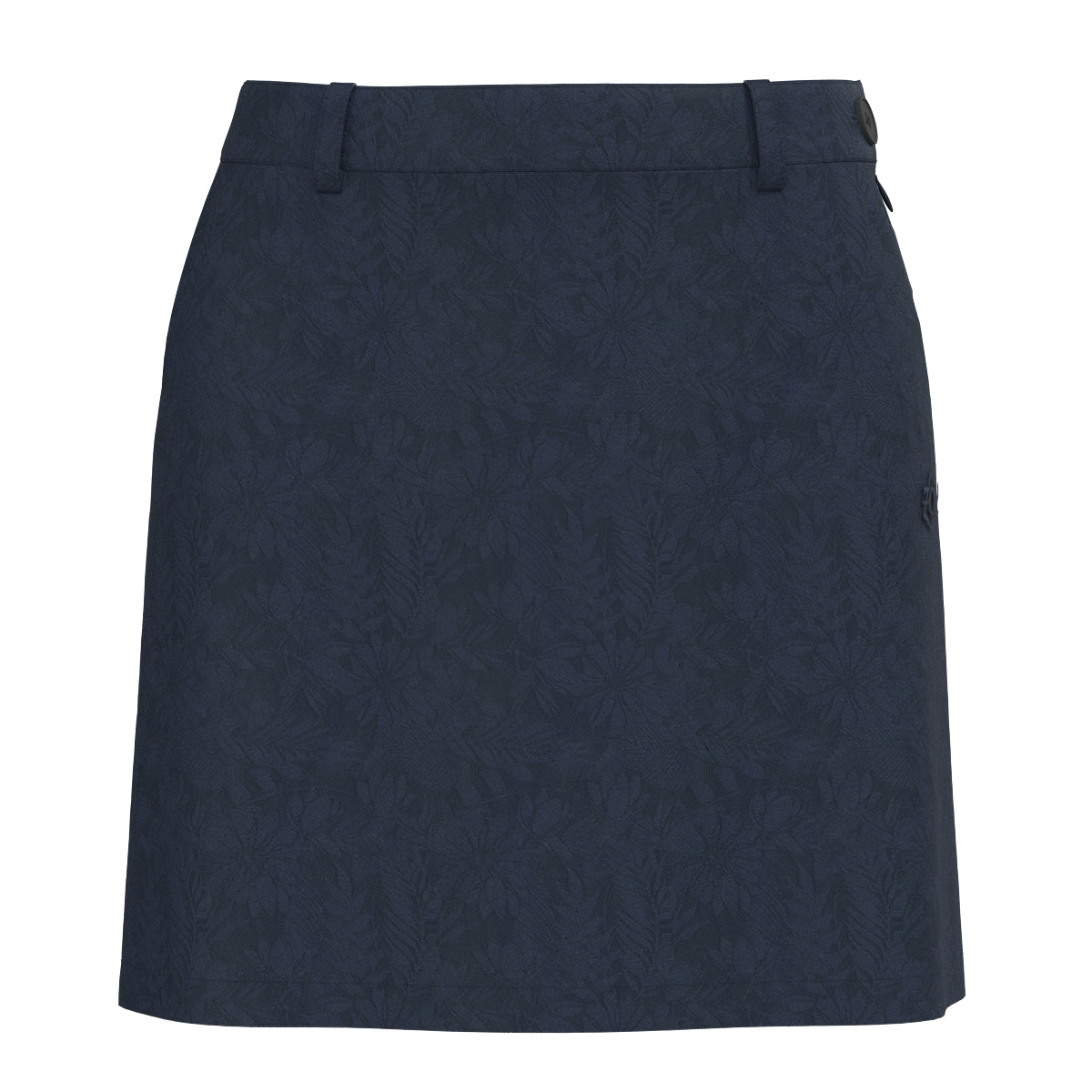 WOMEN ストレッチフラワーJQ スカート ネイビー