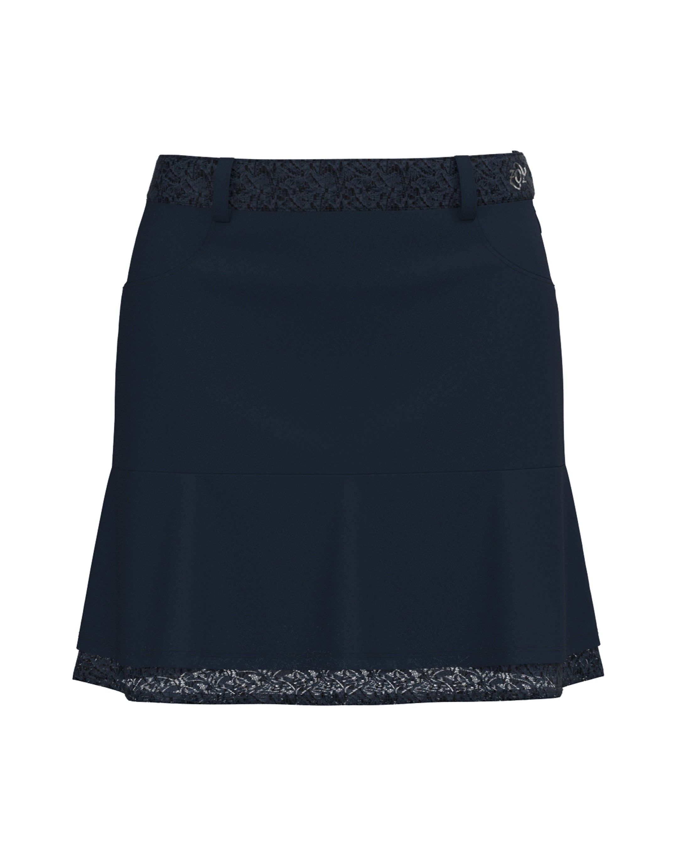 WOMEN GRACECOOL cotton tricot スカート ネイビー