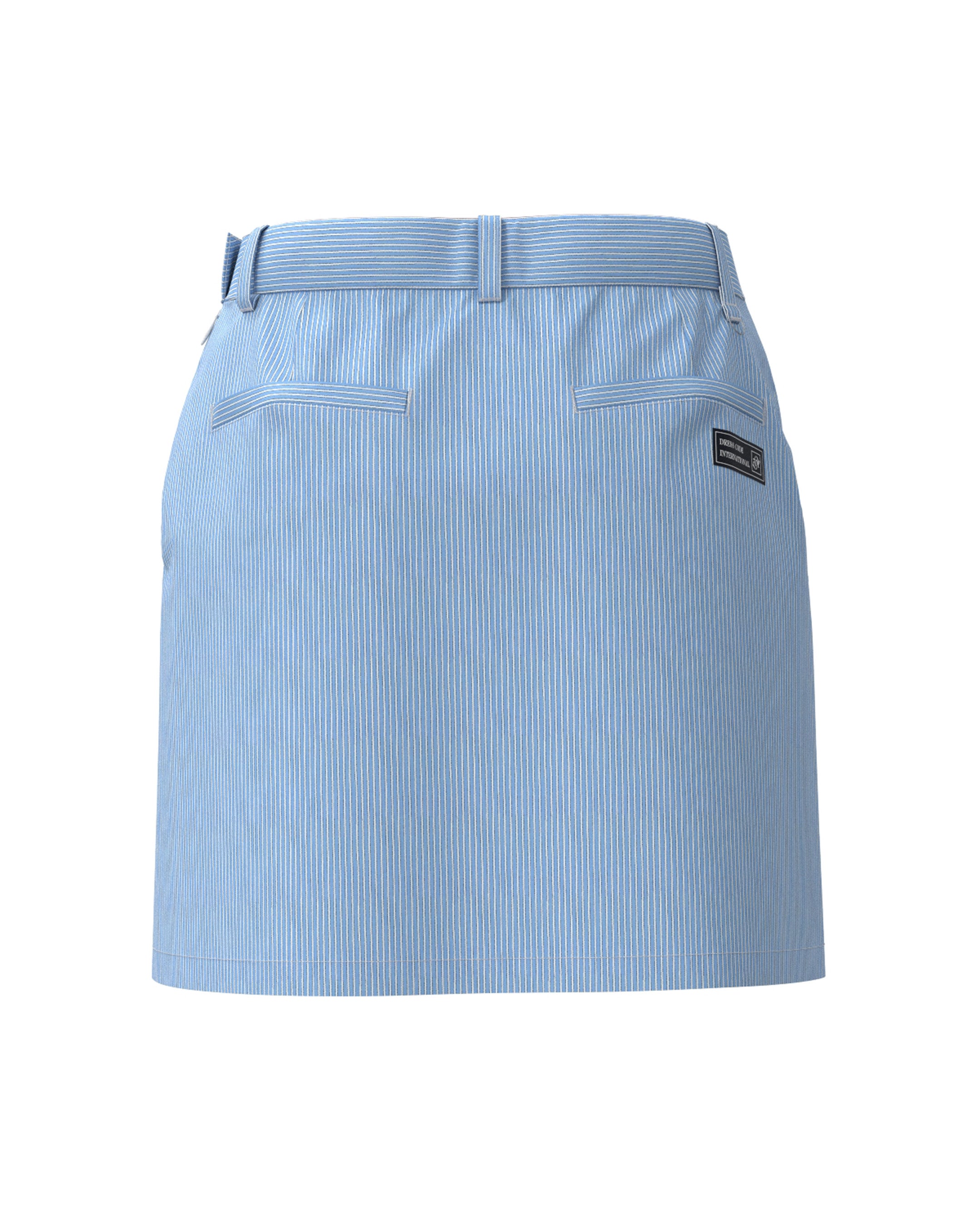 WOMEN FUNCTIONAL TYPEWRITER スカート サックス