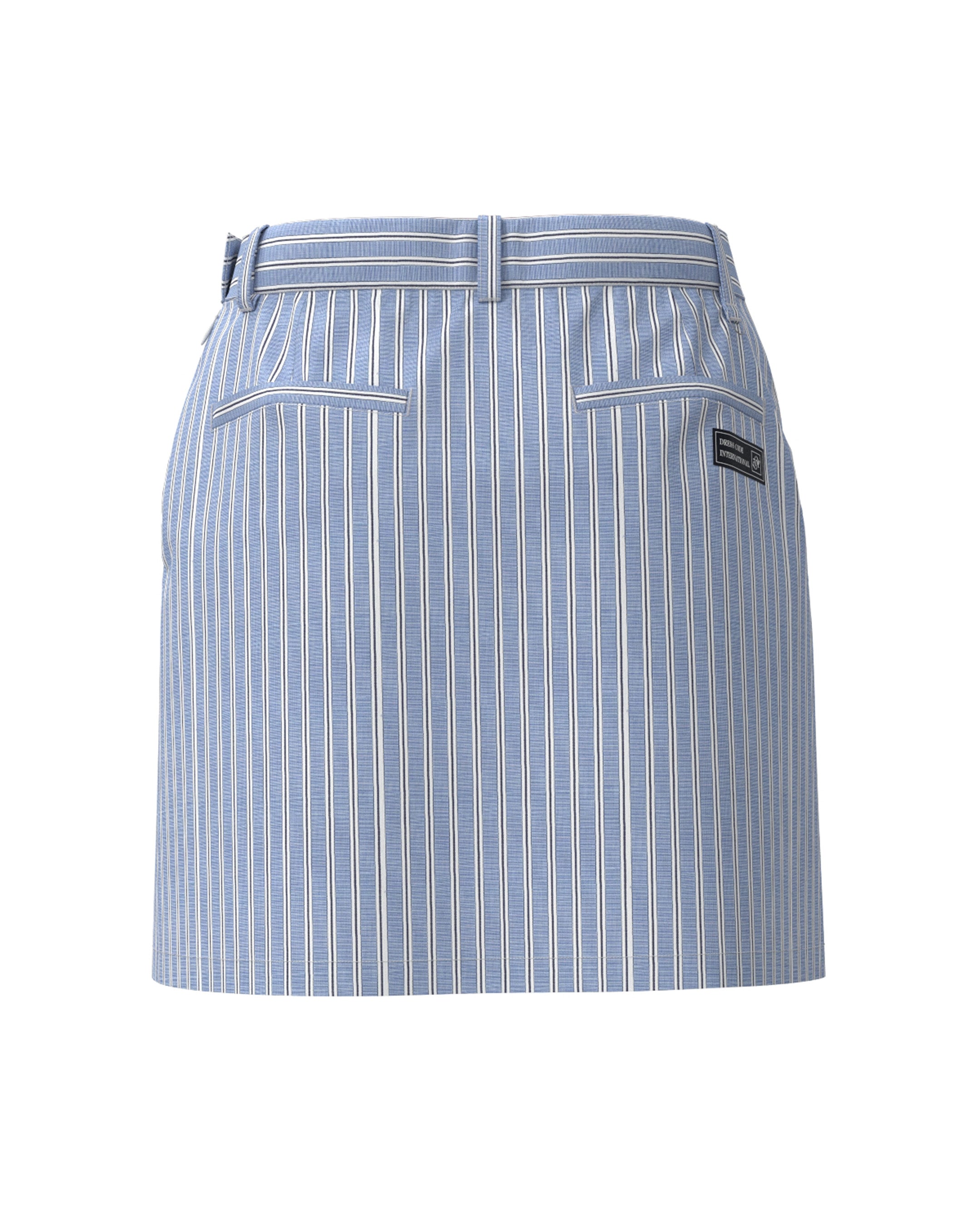 WOMEN FUNCTIONAL TYPEWRITER スカート ブルー