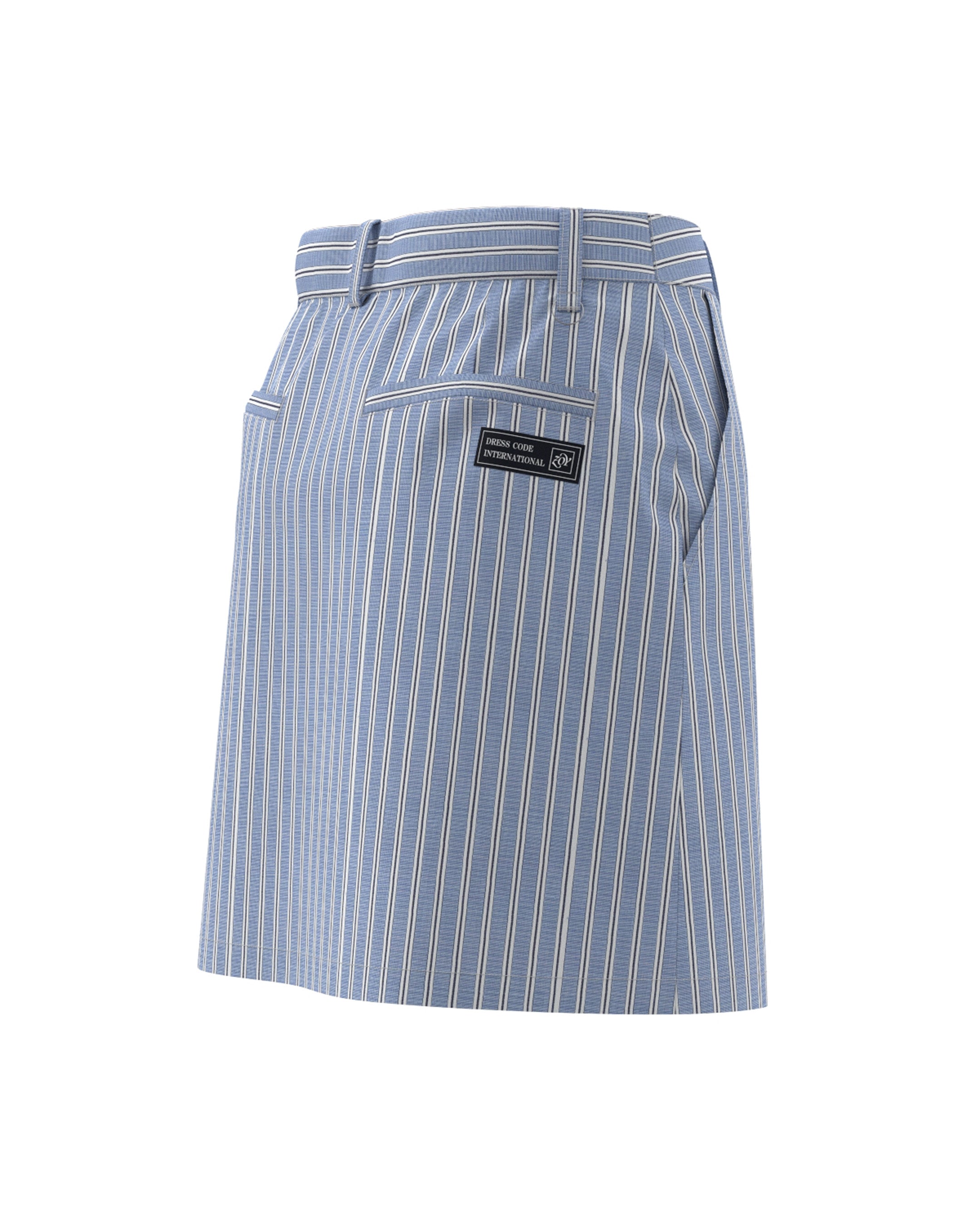 WOMEN FUNCTIONAL TYPEWRITER スカート ブルー