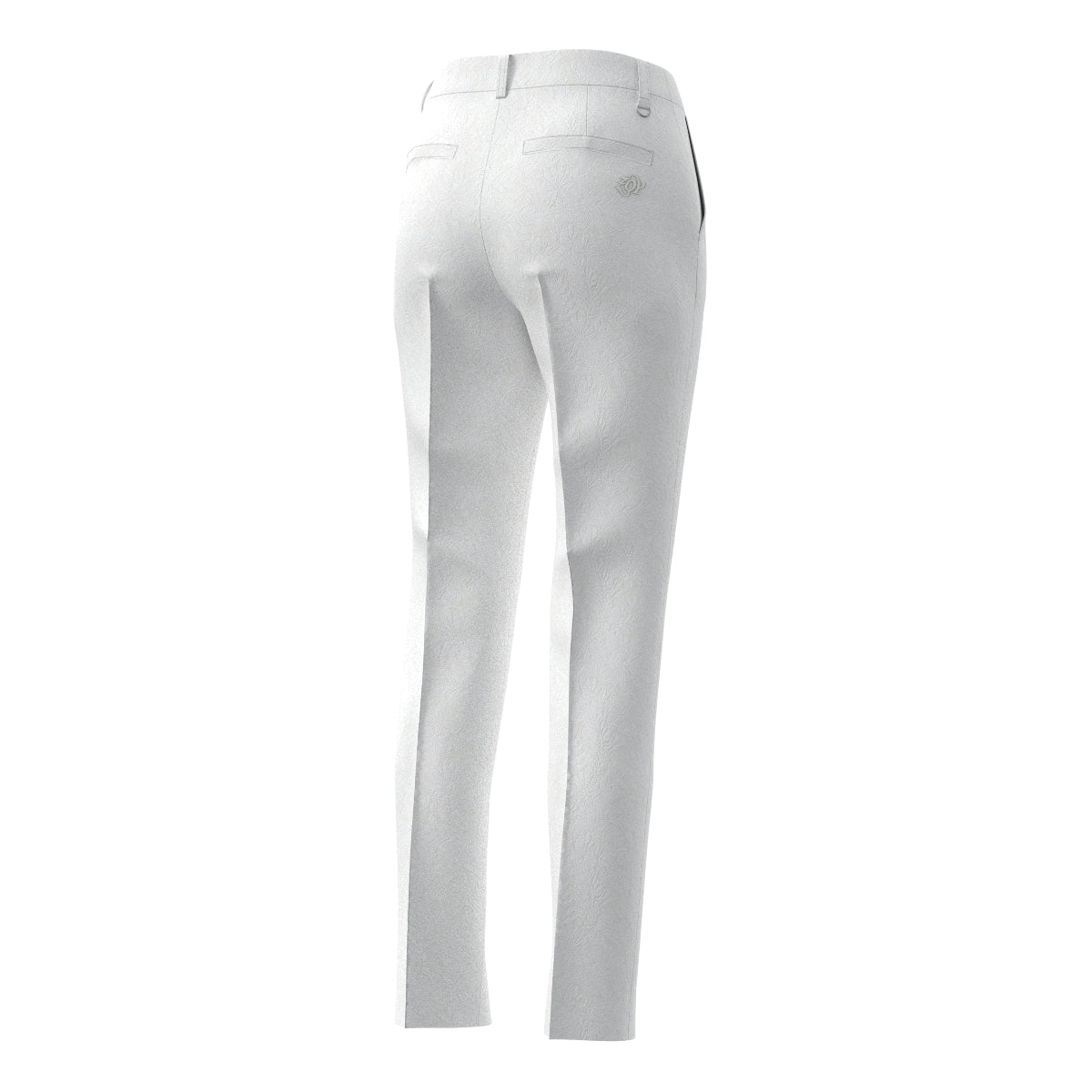 WOMEN ストレッチフラワーJQ ロングパンツ ホワイト