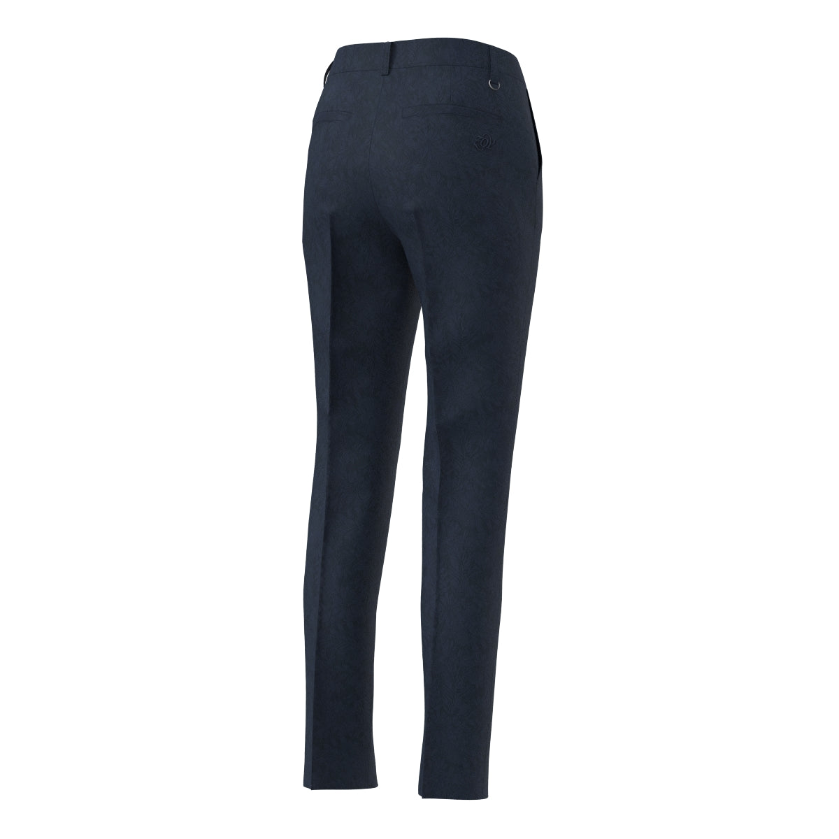 WOMEN ストレッチフラワーJQ ロングパンツ ネイビー