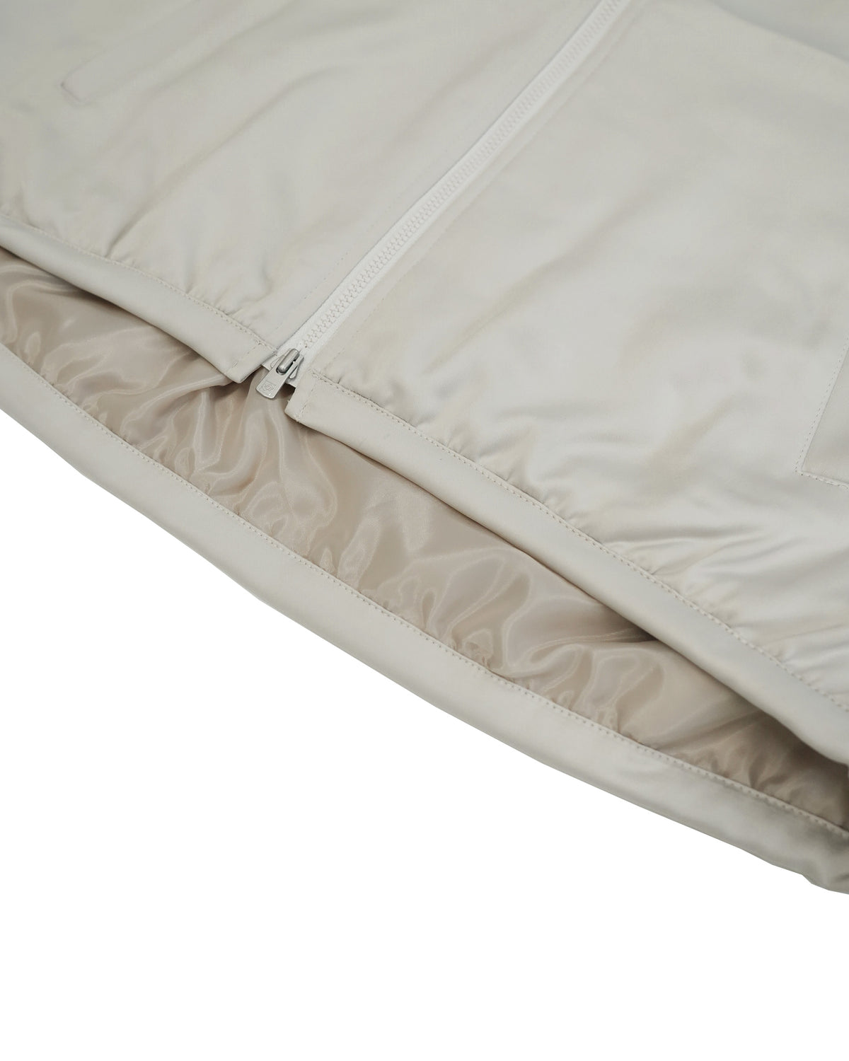 WOMEN VINTAGE AIRFLOW SATIN ブルゾン エクリュ