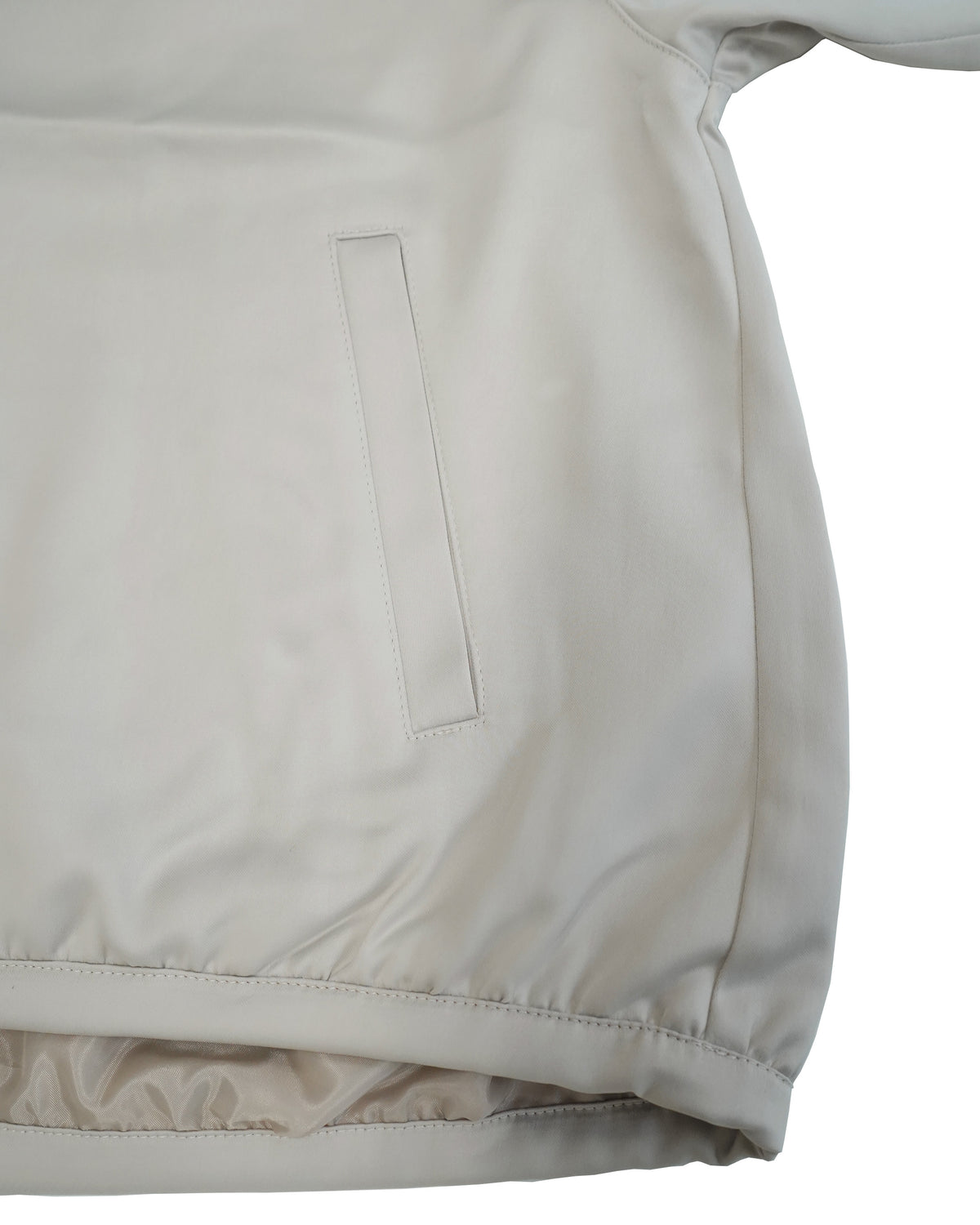 WOMEN VINTAGE AIRFLOW SATIN ブルゾン エクリュ