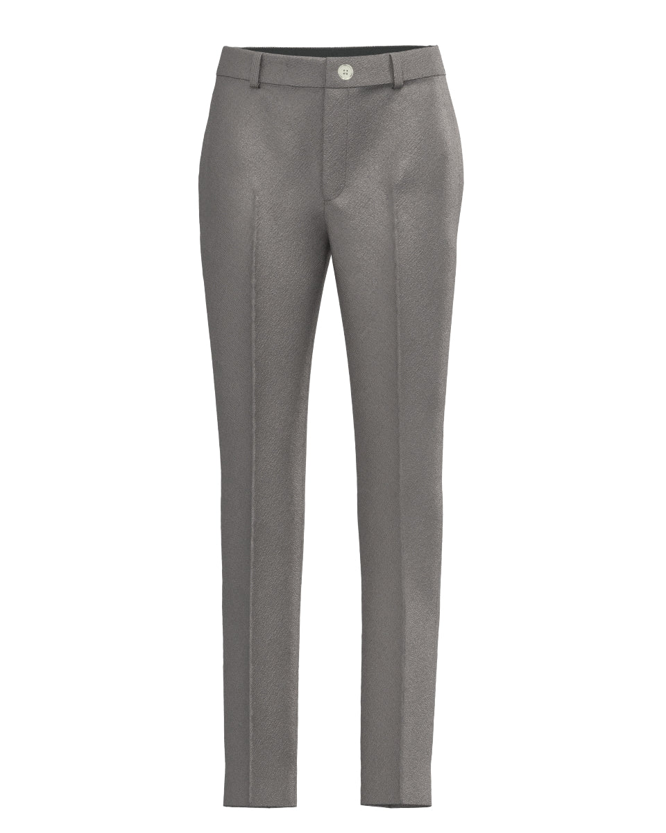 WOMEN VENUS TWILL CORDUROY ロングパンツ ライトグレー