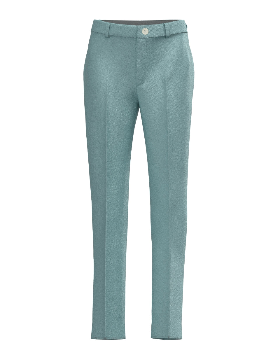 WOMEN VENUS TWILL CORDUROY ロングパンツ アクア