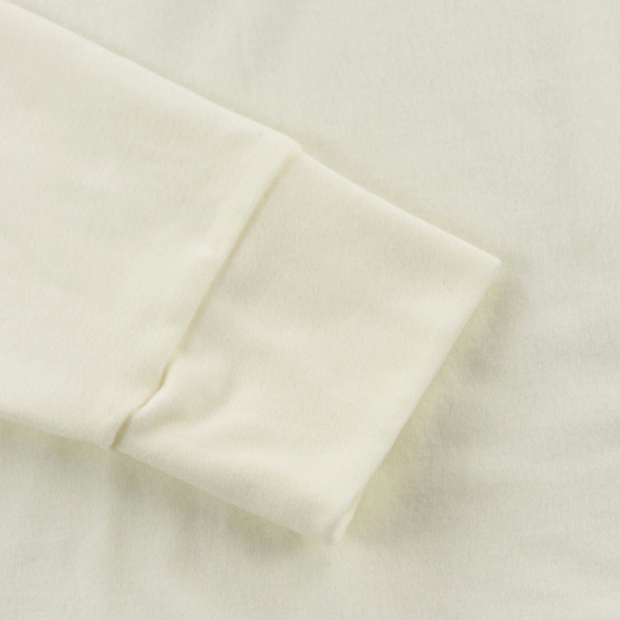 WOMEN 3LAYERED COTTON WARM 長袖ポロシャツ サックス