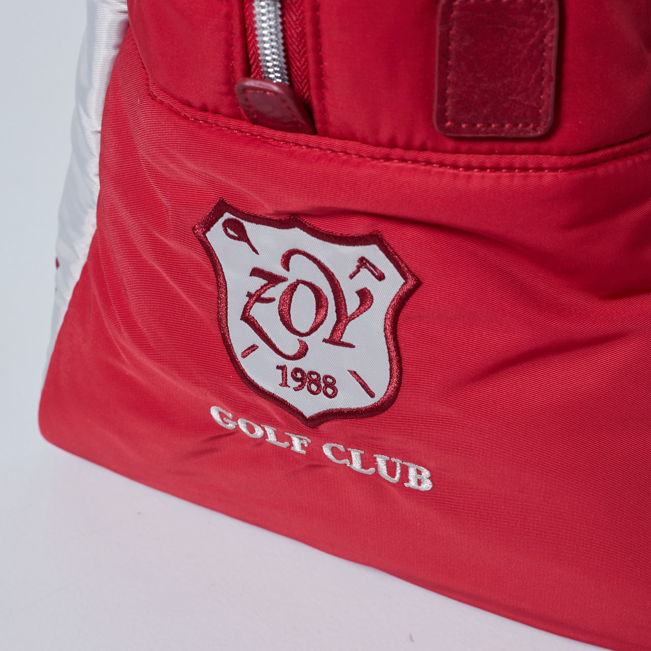 UNISEX padded Boston bag in red