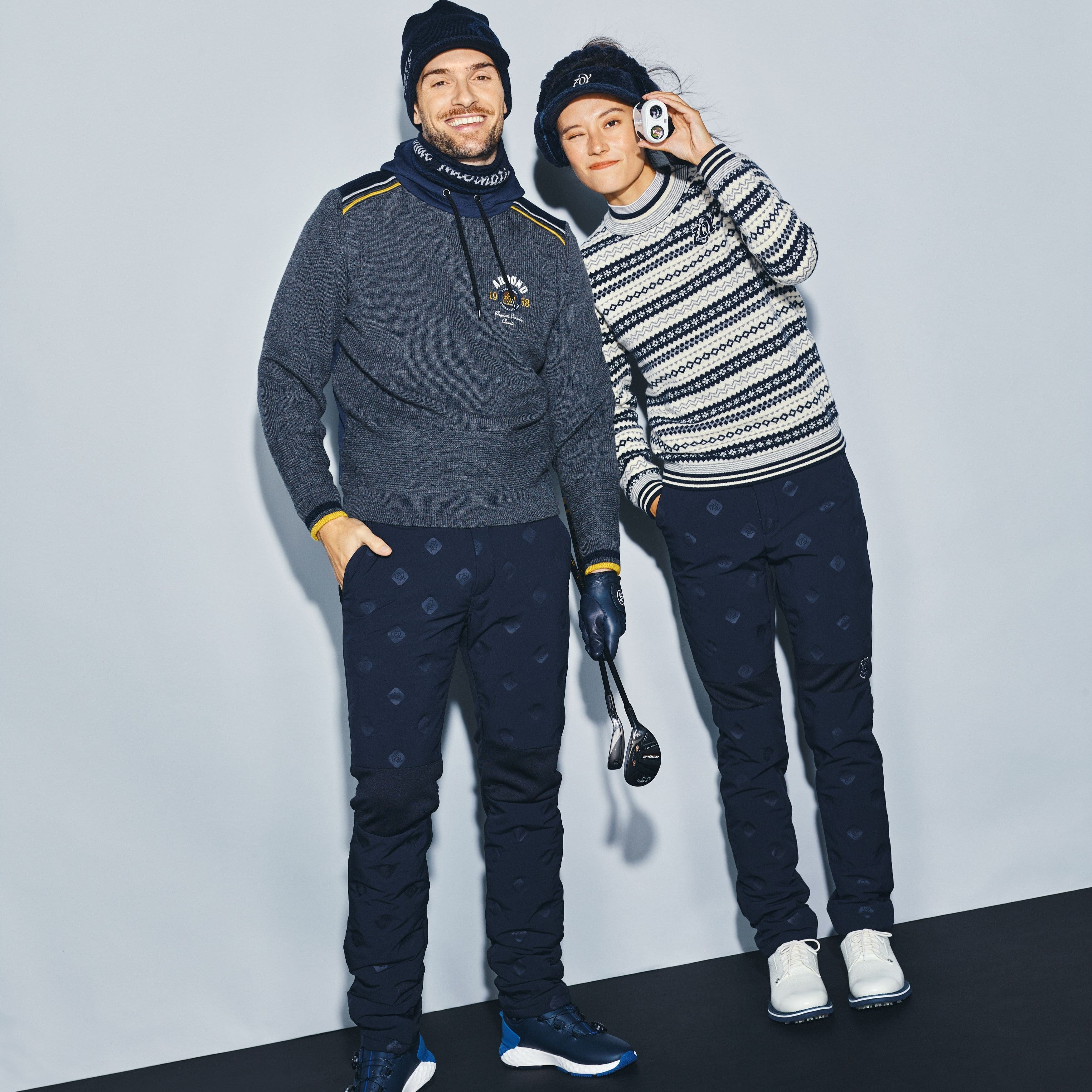 MEN TWIN プルオーバーフーディ(防風裏地付) チャコールグレー