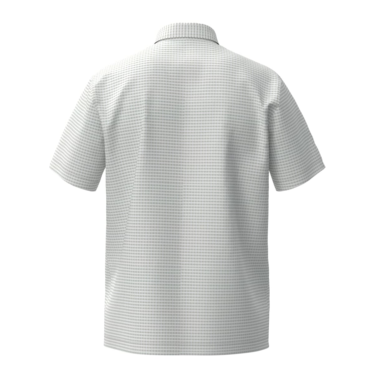 【24AW新作】MENS サッカーセミジャガード 半袖ポロシャツ シルバーグレー 071444004 - ZOY OFFICIAL