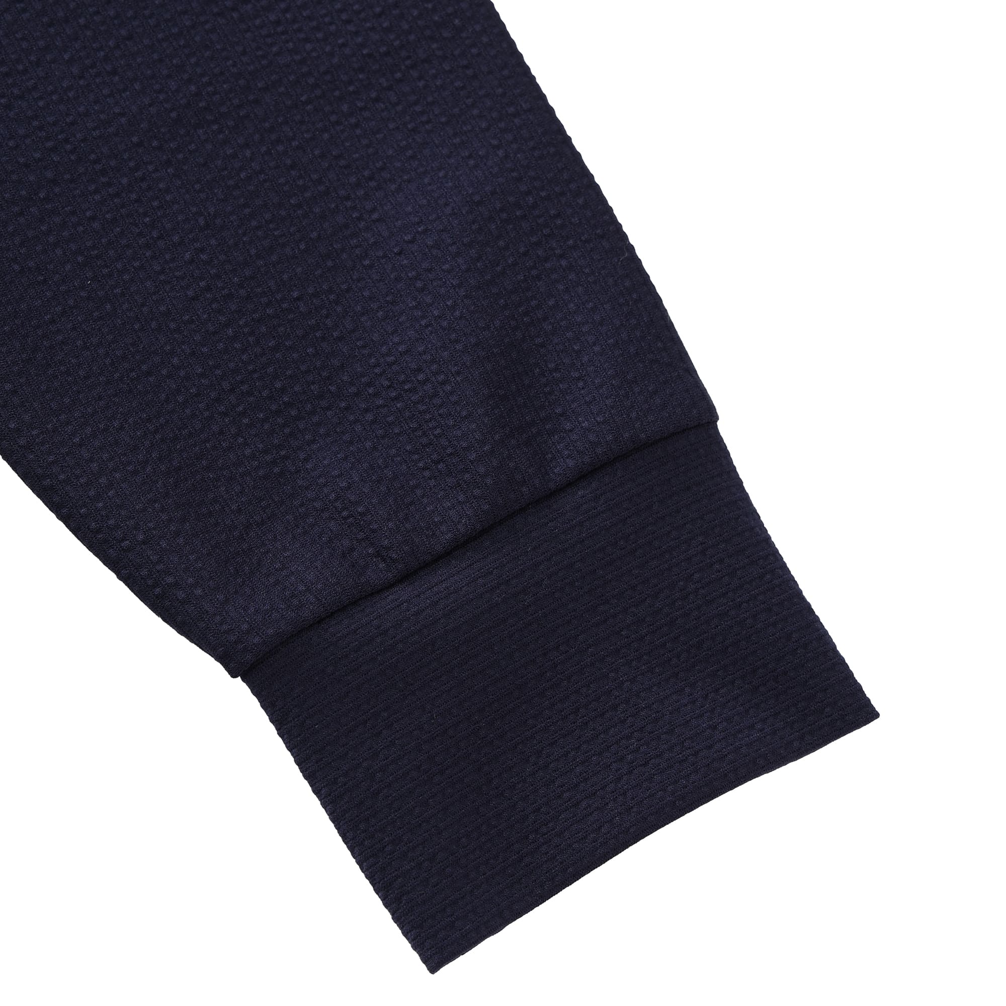 【24AW新作】MENS サッカートリコット 長袖シャツ ネイビー 071444007 - ZOY OFFICIAL