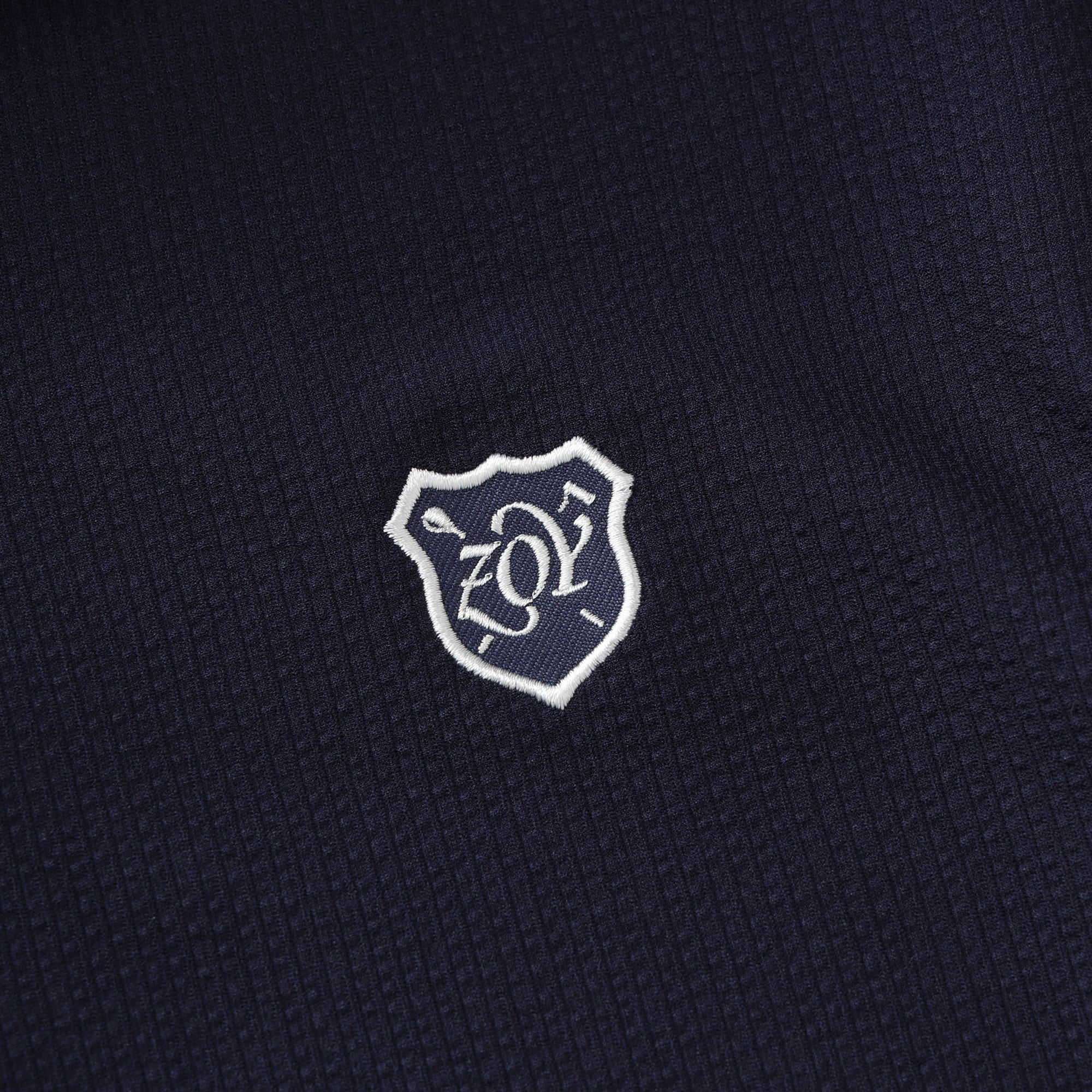 【24AW新作】MENS サッカートリコット 長袖シャツ ネイビー 071444007 - ZOY OFFICIAL