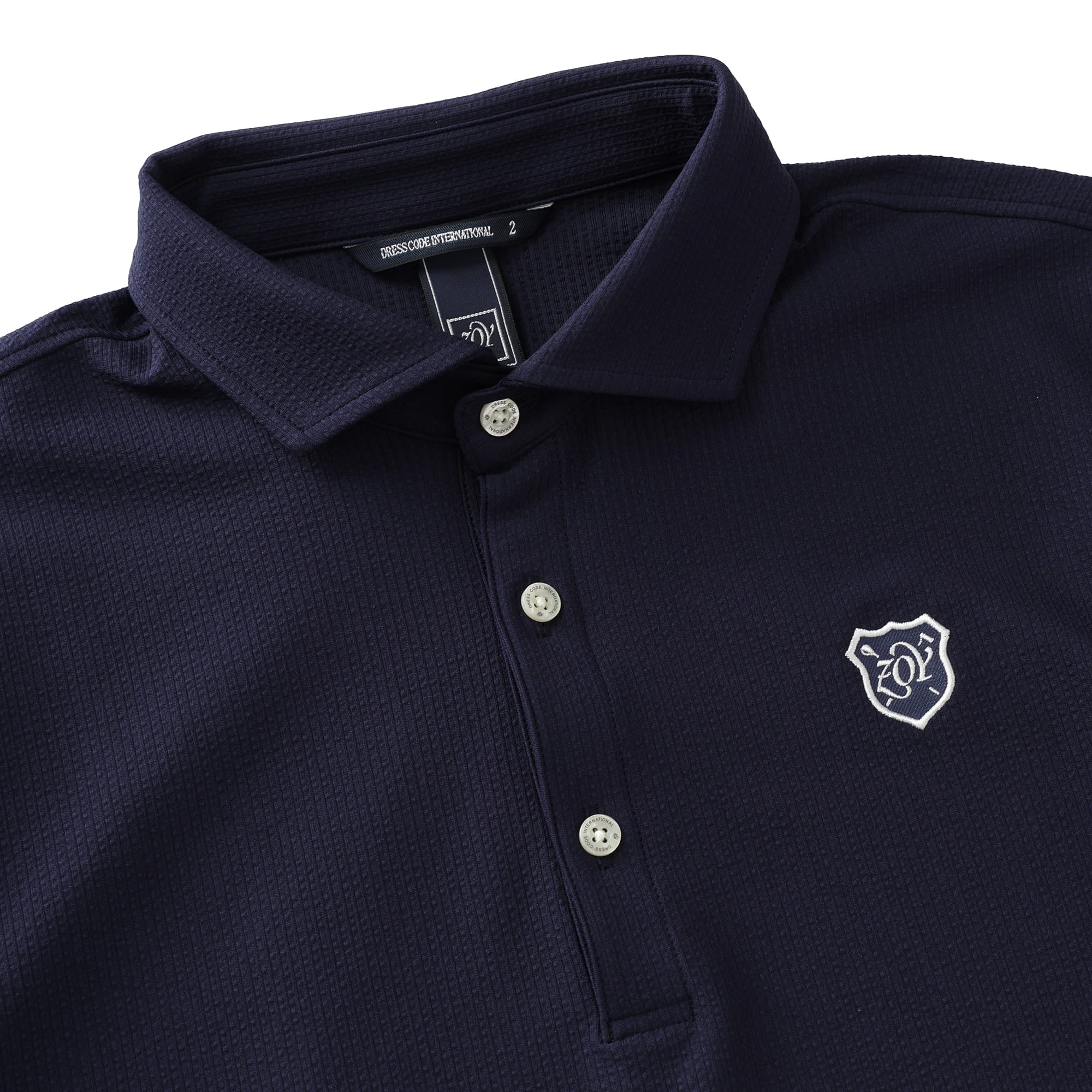 【24AW新作】MENS サッカートリコット 長袖シャツ ネイビー 071444007 - ZOY OFFICIAL