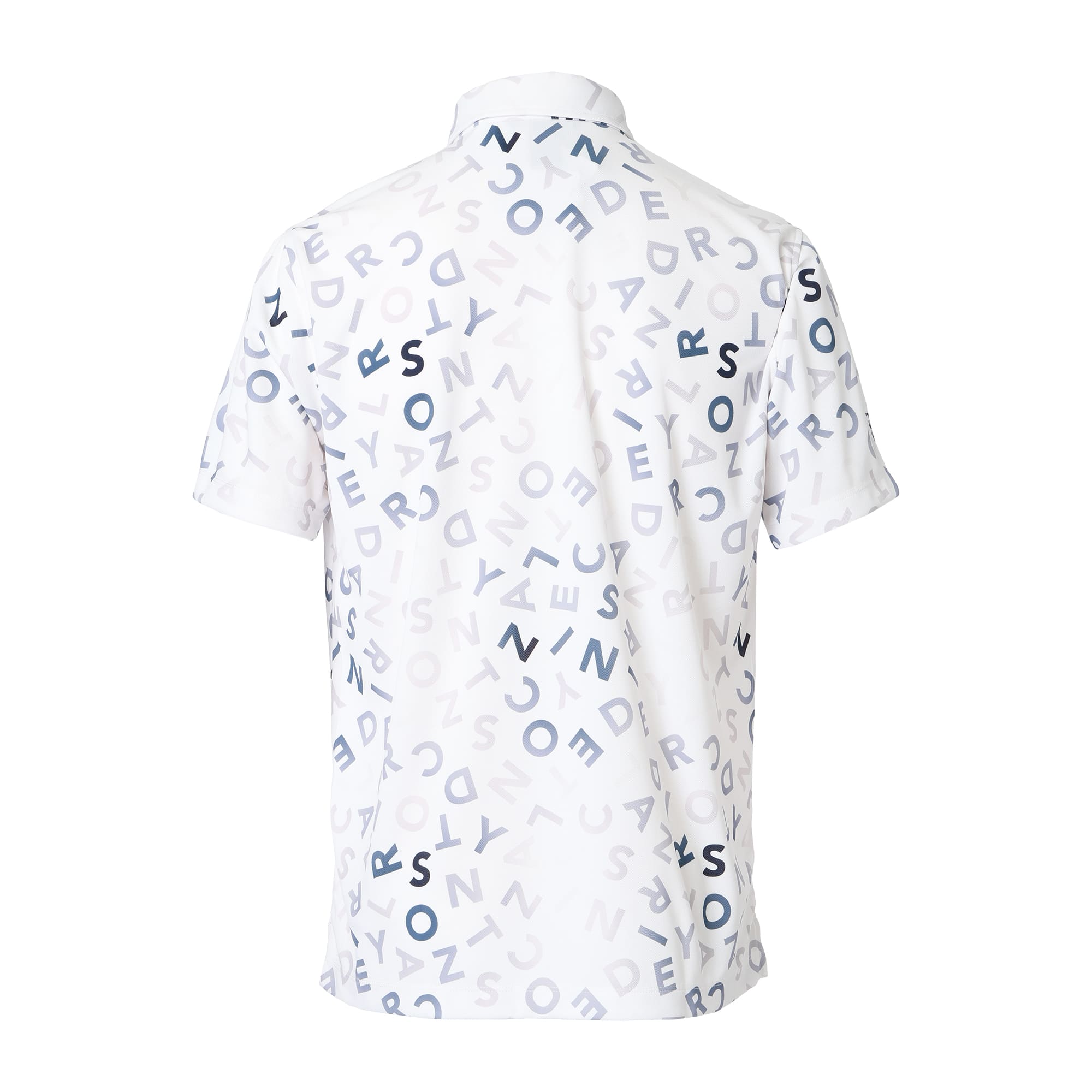 【24AW新作】MENS ロゴプリント 半袖ポロシャツ ホワイト 071444010 - ZOY OFFICIAL